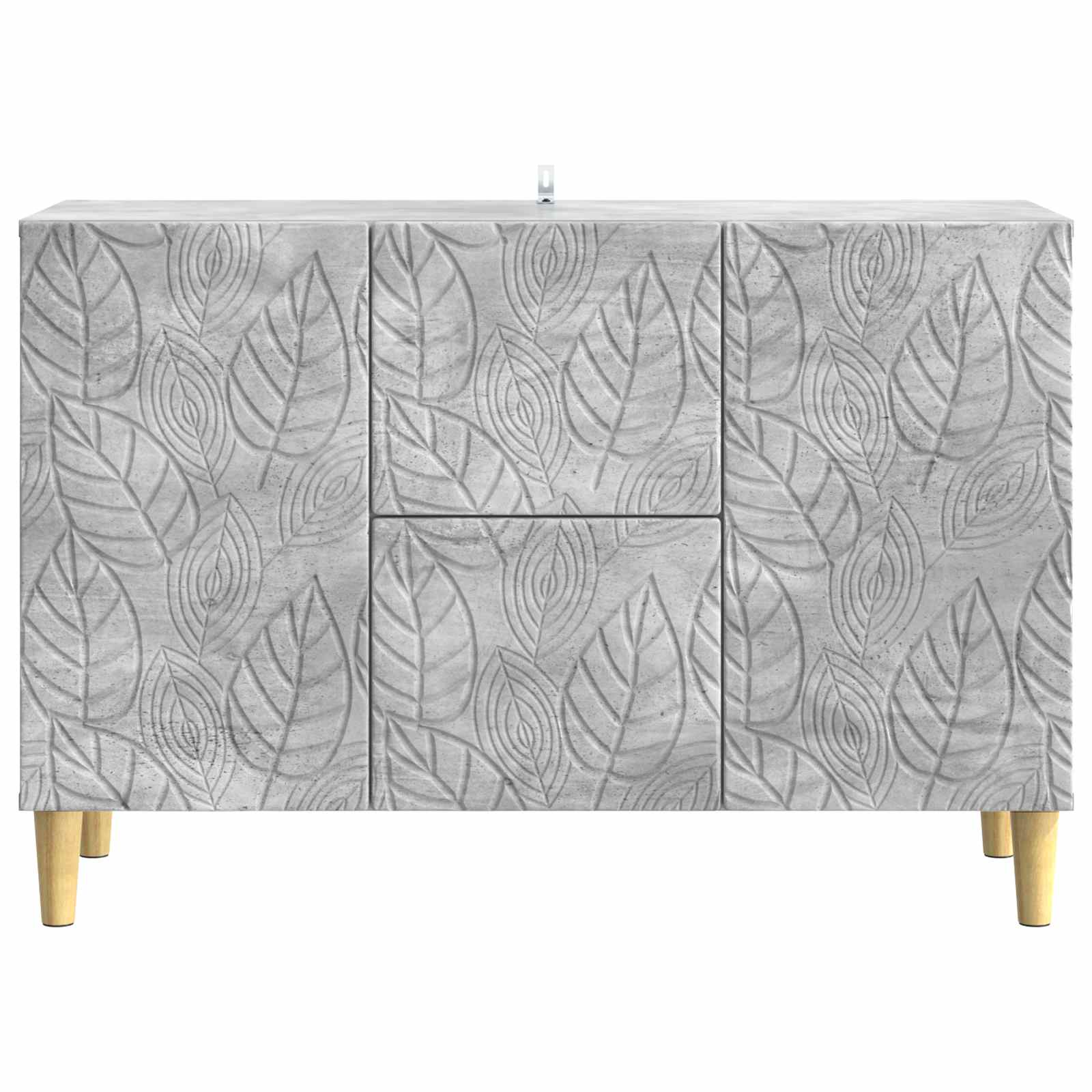 Buffet Gris béton 89 x 34,5 x 60 cm Bois d'ingénierie