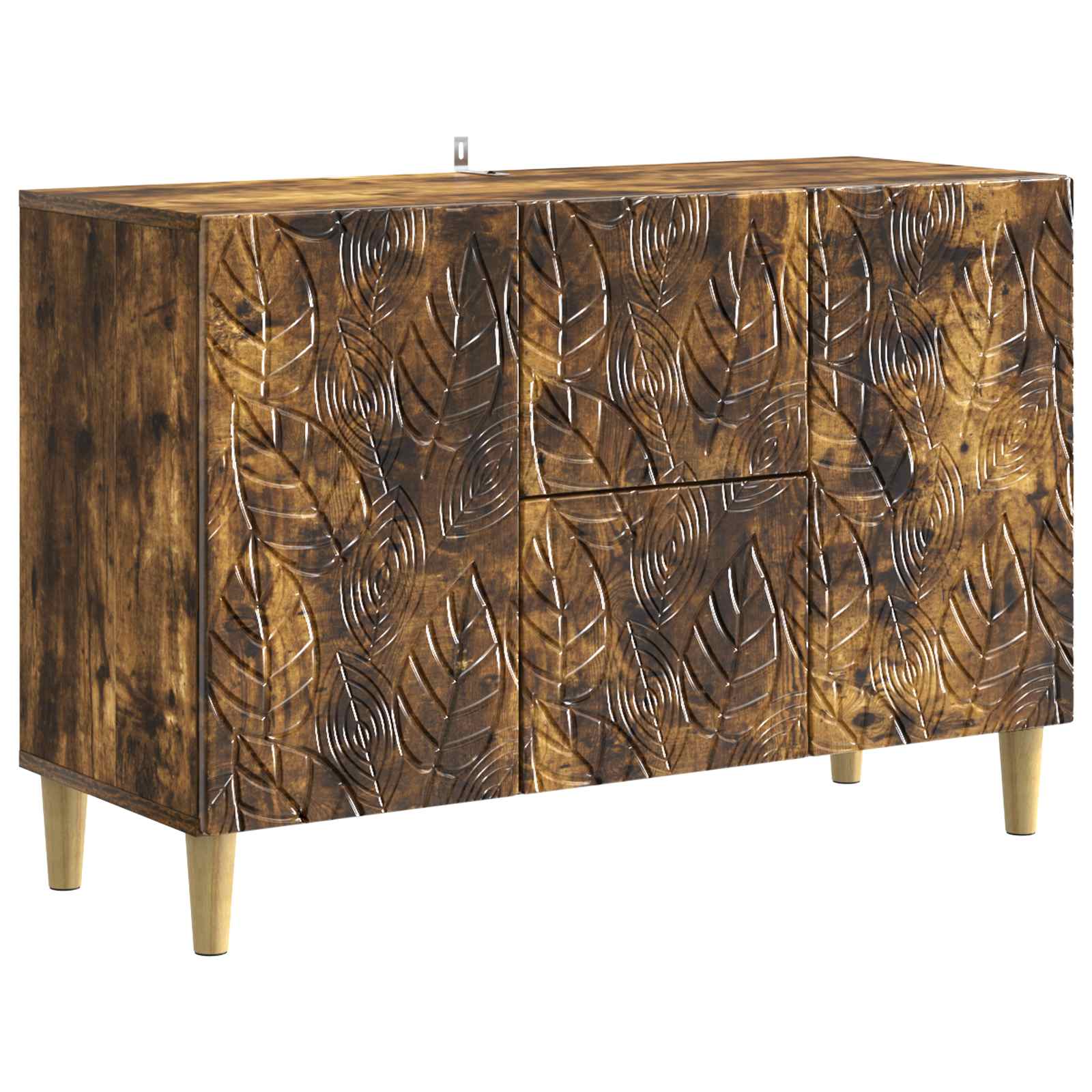 Buffet Chêne fumé 89 x 34,5 x 60 cm Bois d'ingénierie - XIOS