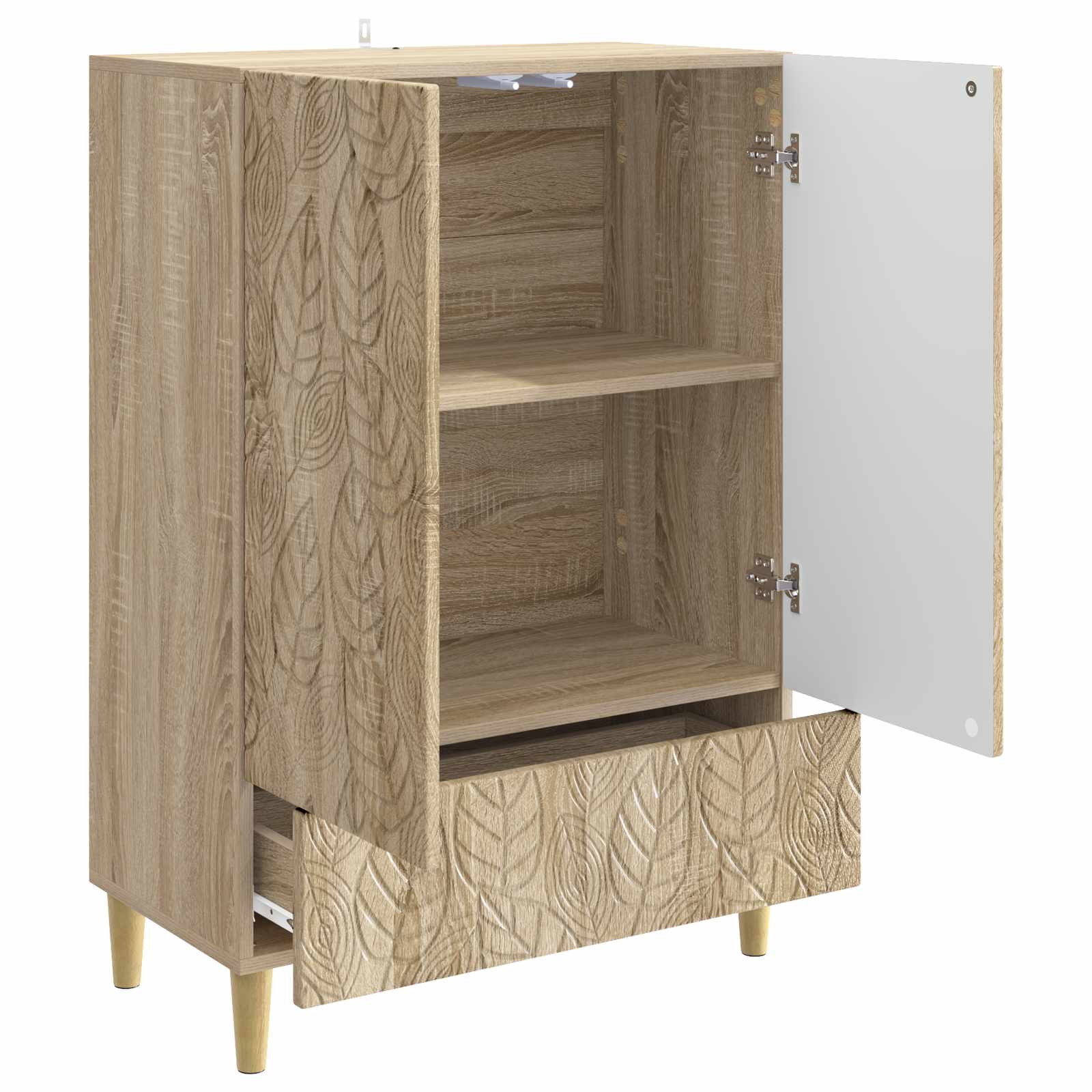 Buffet Chêne Sonoma 66 x 34,5 x 95 cm Bois d'ingénierie - XIOS