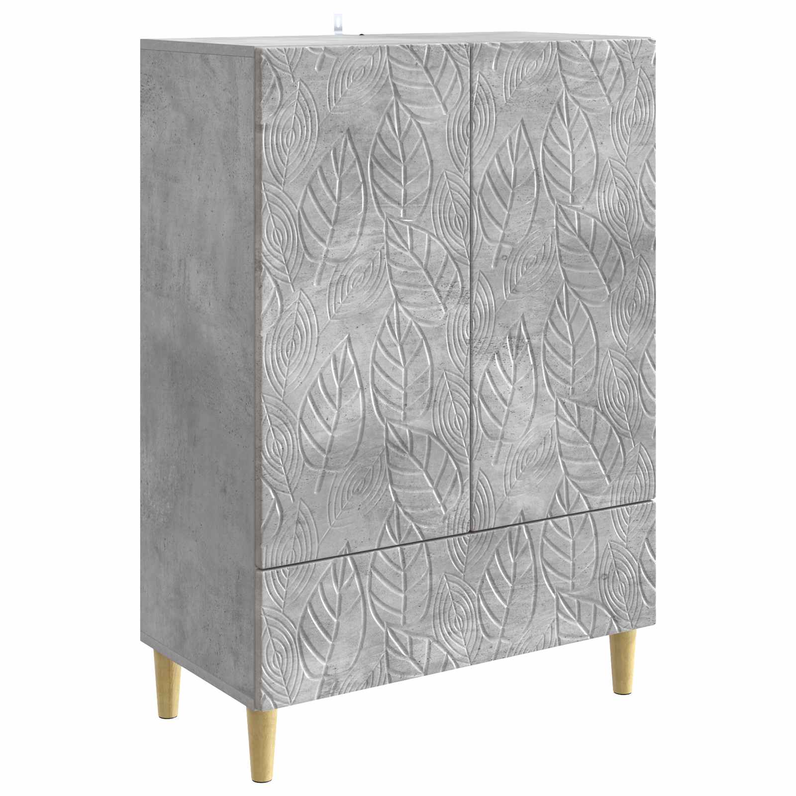 Buffet Gris béton 66 x 34,5 x 95 cm Bois d'ingénierie - XIOS