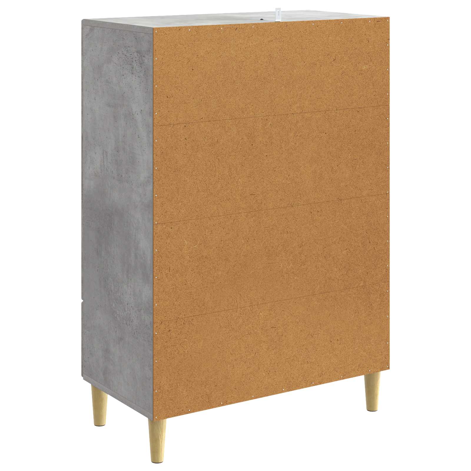 Buffet Gris béton 66 x 34,5 x 95 cm Bois d'ingénierie - XIOS