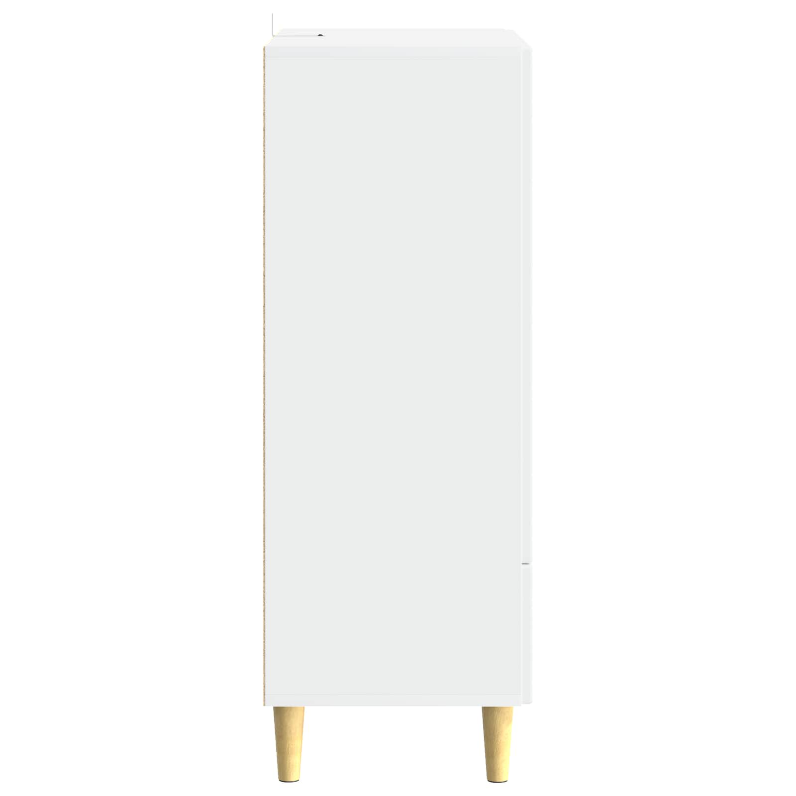 Buffet Blanc brillant 66 x 34,5 x 95 cm Bois d'ingénierie - XIOS