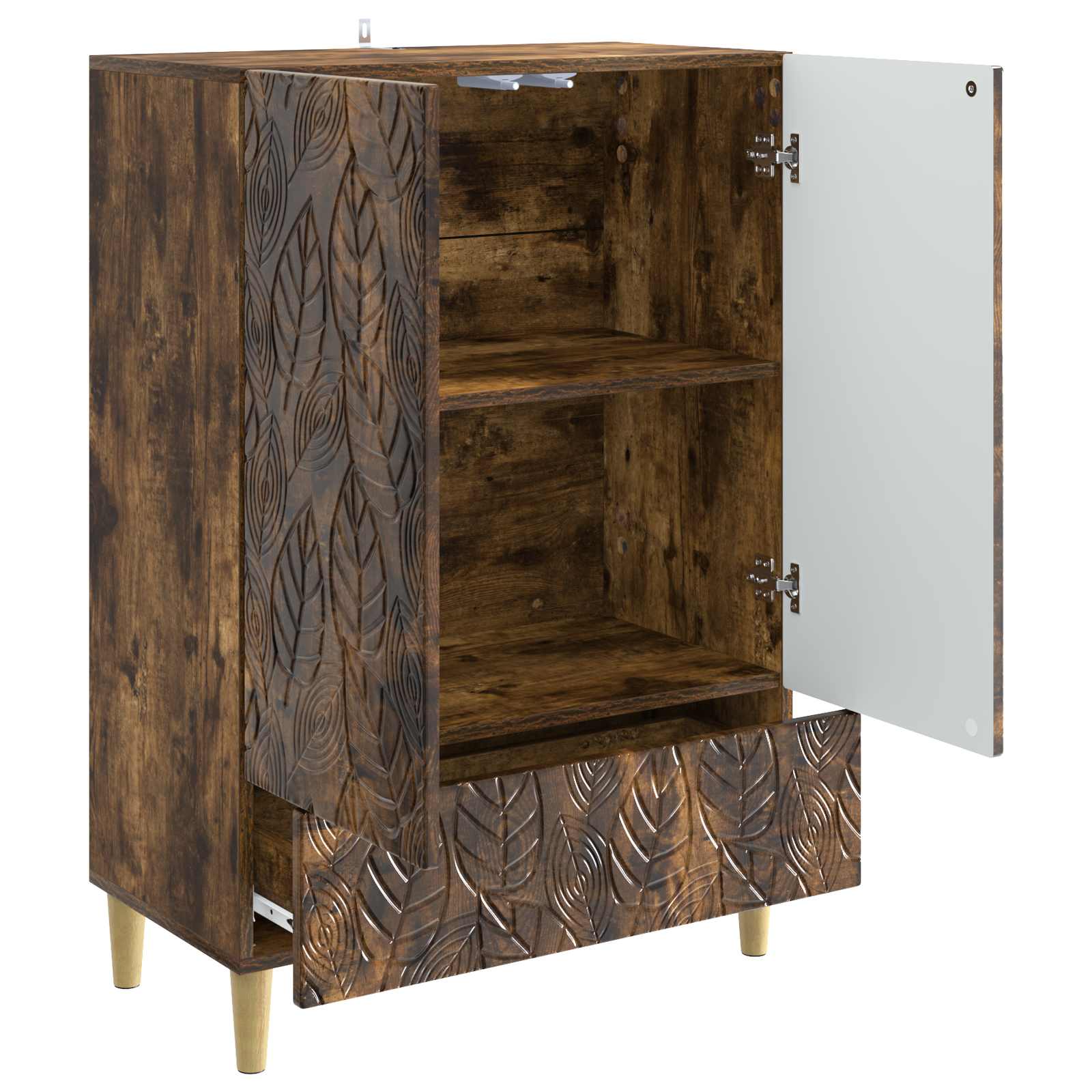 Buffet Chêne fumé 66 x 34,5 x 95 cm Bois d'ingénierie - XIOS