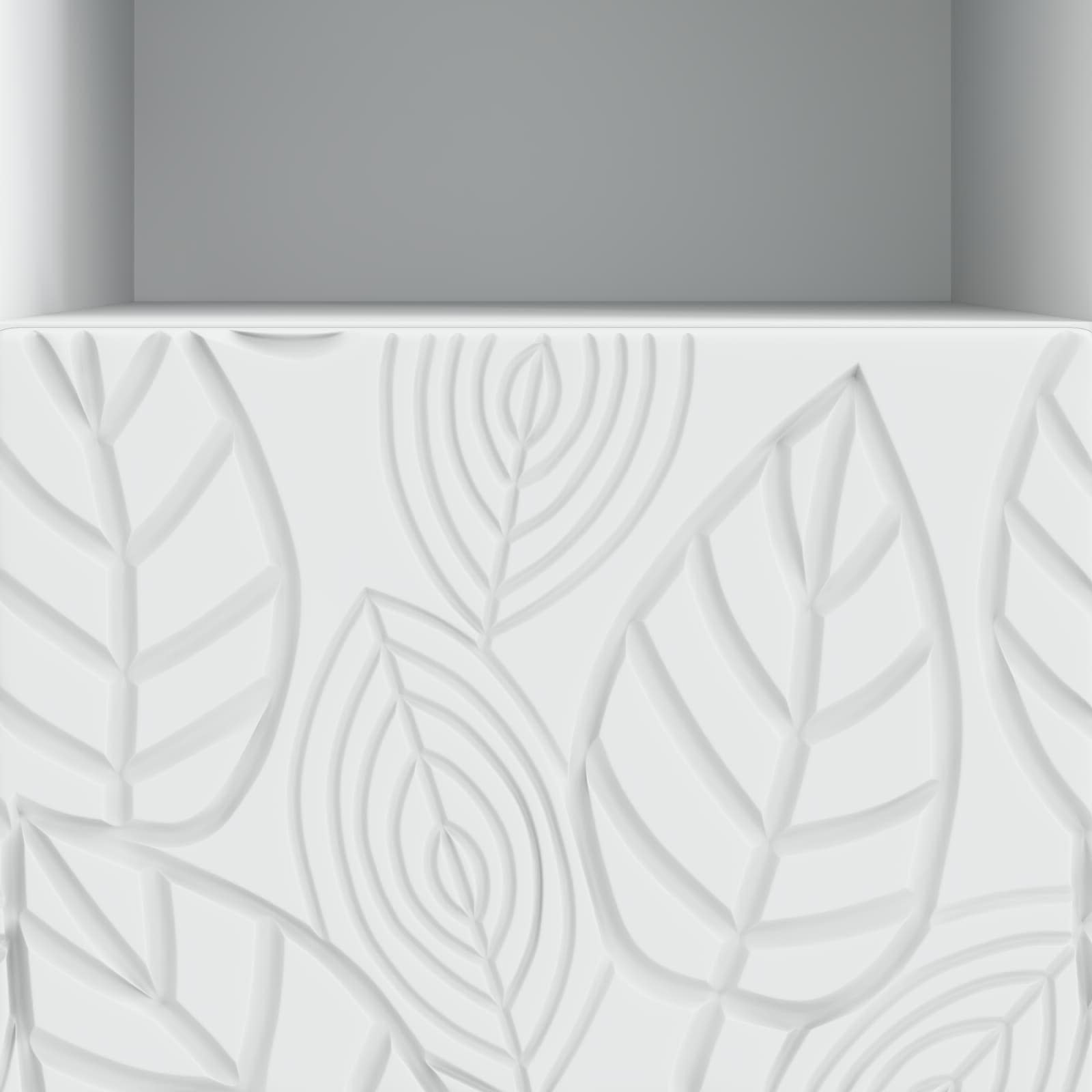 Meuble TV 102 x 34,5 x 50 cm Blanc Bois d'ingénierie - XIOS