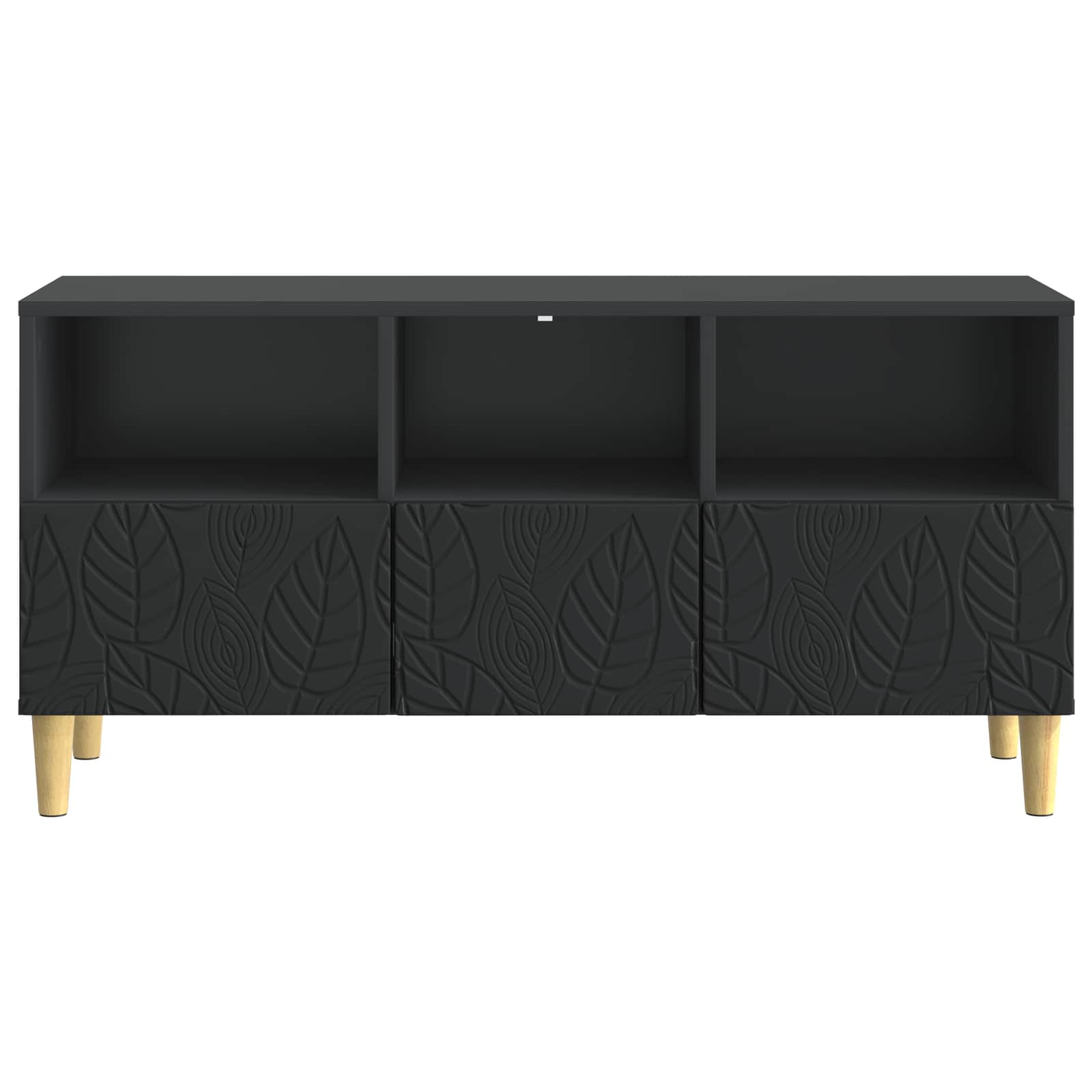 Meuble TV 102 x 34,5 x 50 cm Noir Bois d'ingénierie - XIOS
