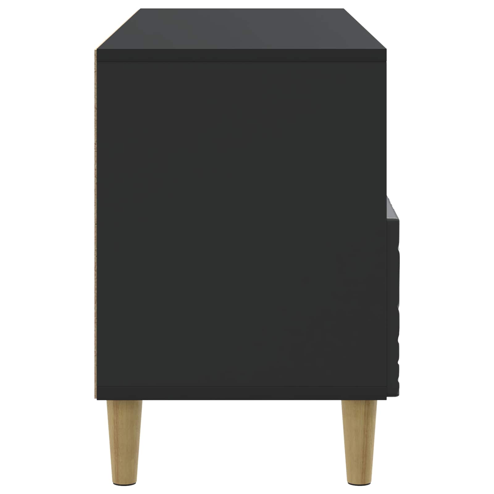 Meuble TV 102 x 34,5 x 50 cm Noir Bois d'ingénierie - XIOS