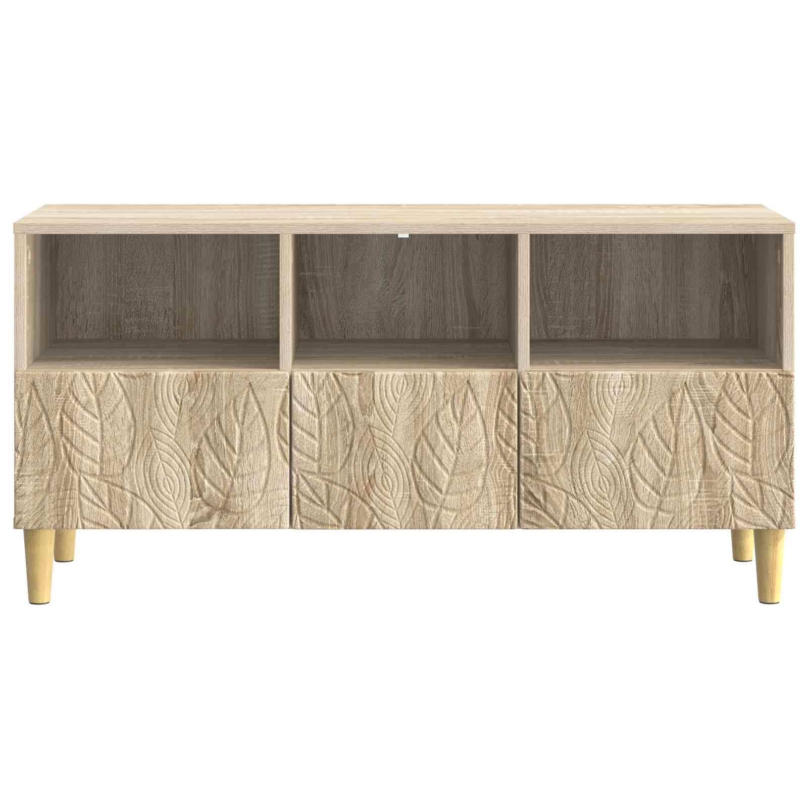 Meuble TV 102 x 34,5 x 50 cm Chêne Sonoma Bois d'ingénierie - XIOS