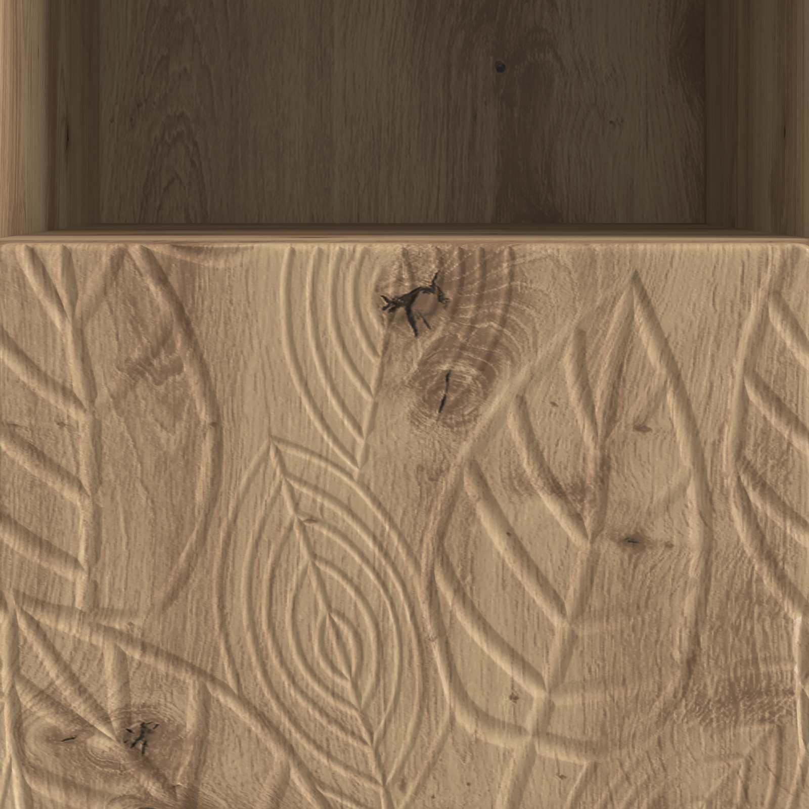 Meuble TV 102 x 34,5 x 50 cm Chêne artisanal Bois d'ingénierie - XIOS