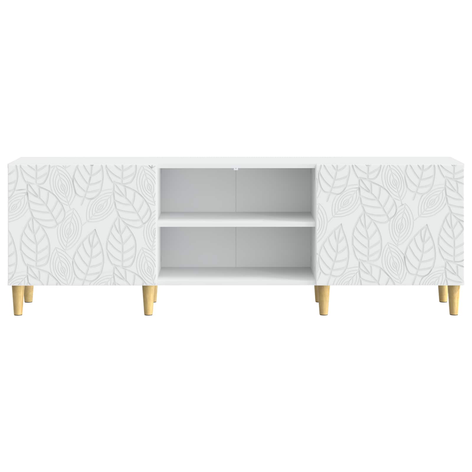 Meuble TV 150 x 31 x 50 cm Blanc Bois d'ingénierie - XIOS