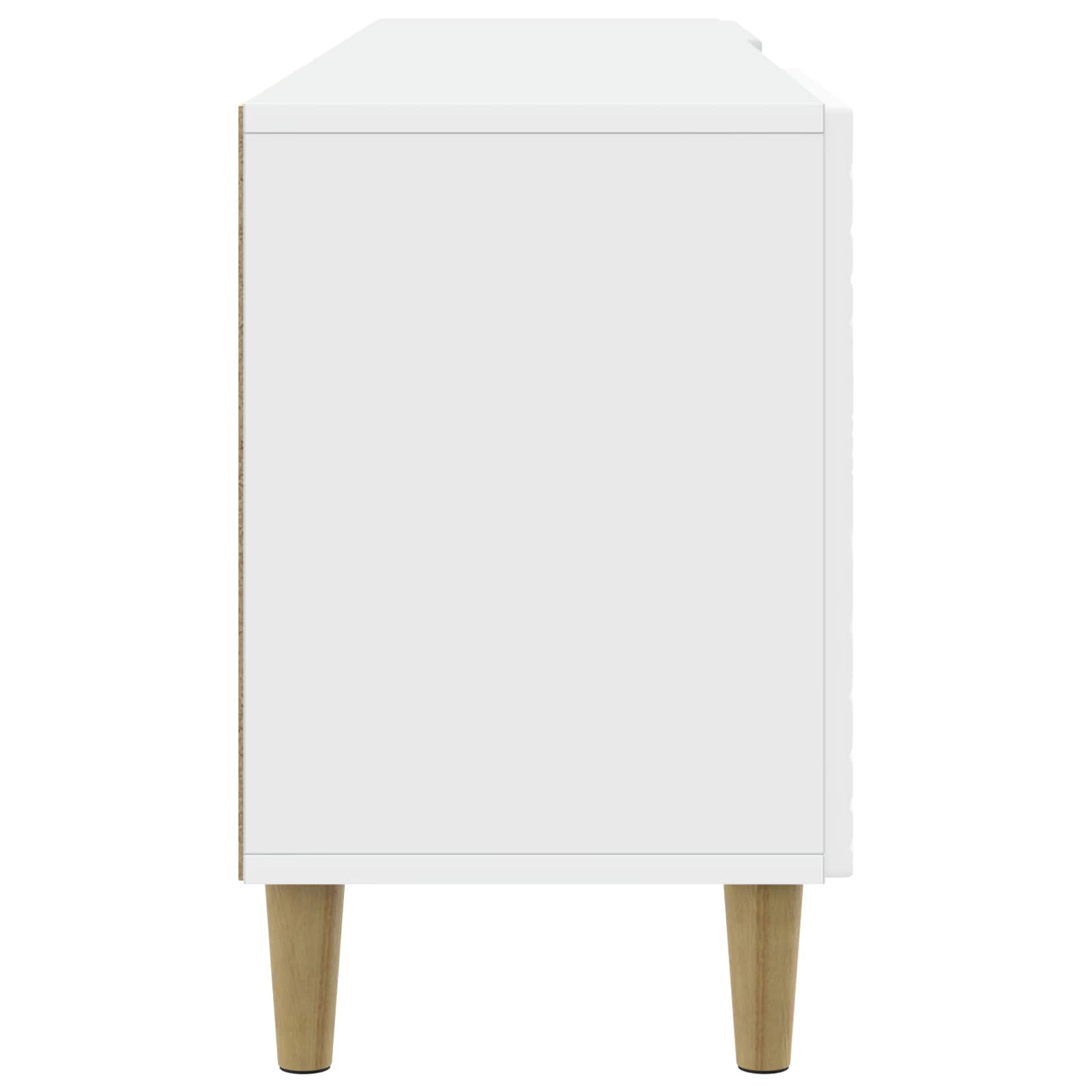 Meuble TV 150 x 31 x 50 cm Blanc Bois d'ingénierie - XIOS