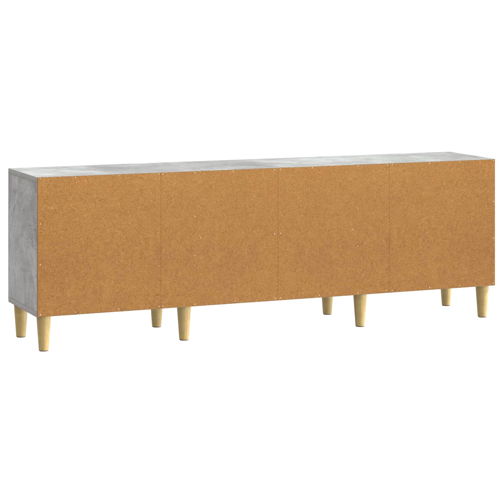 Meuble TV 150 x 31 x 50 cm Gris béton Bois d'ingénierie - XIOS