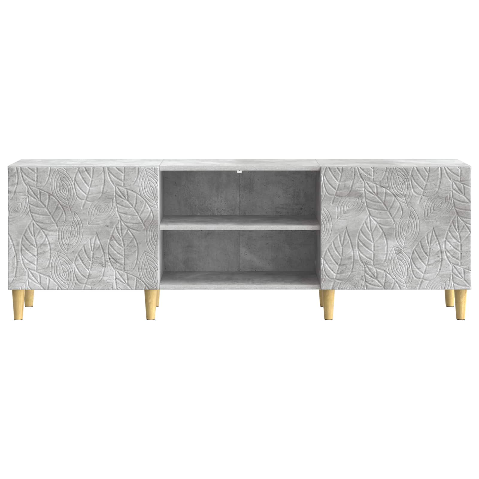 Meuble TV 150 x 31 x 50 cm Gris béton Bois d'ingénierie - XIOS