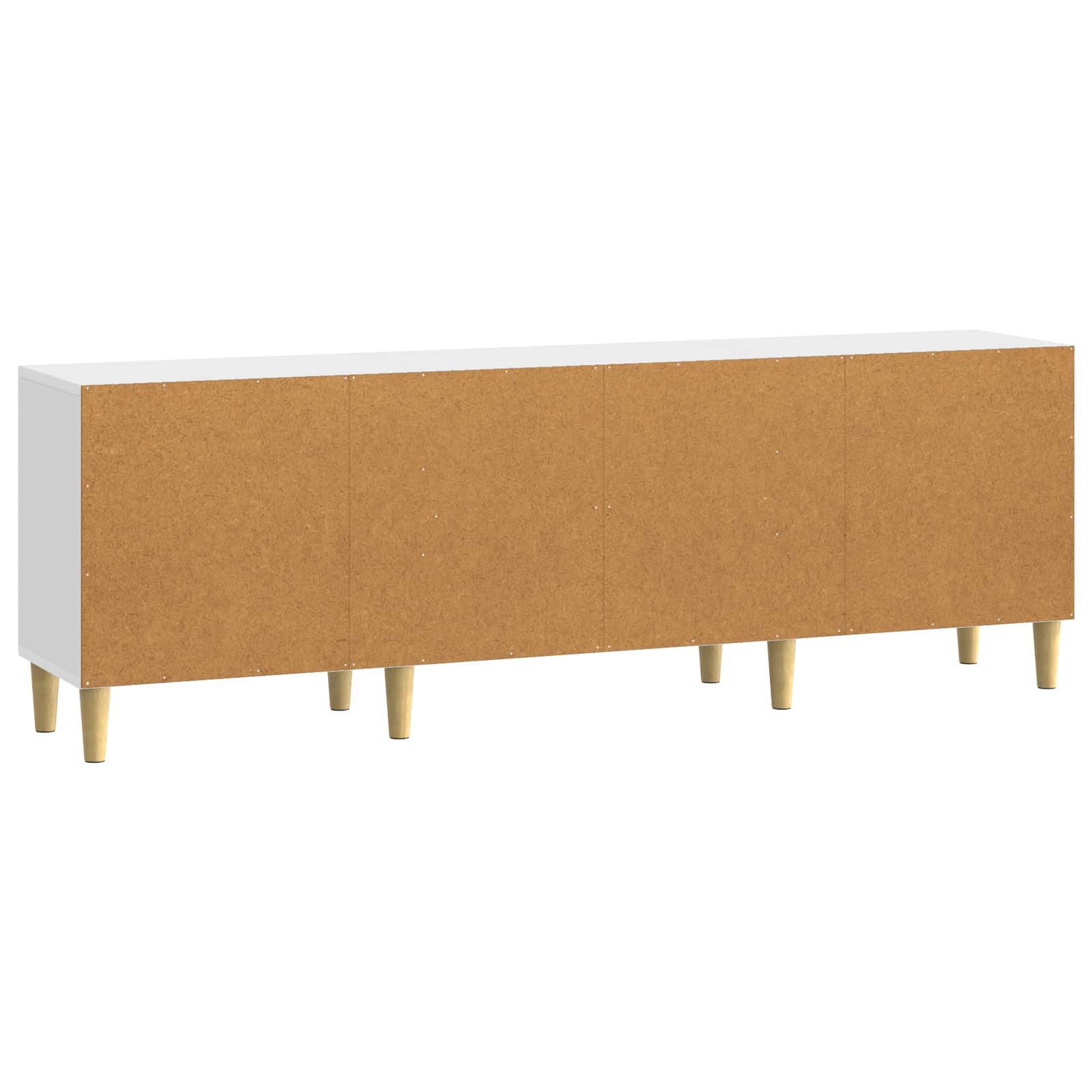 Meuble TV 150 x 31 x 50 cm Blanc brillant Bois d'ingénierie - XIOS