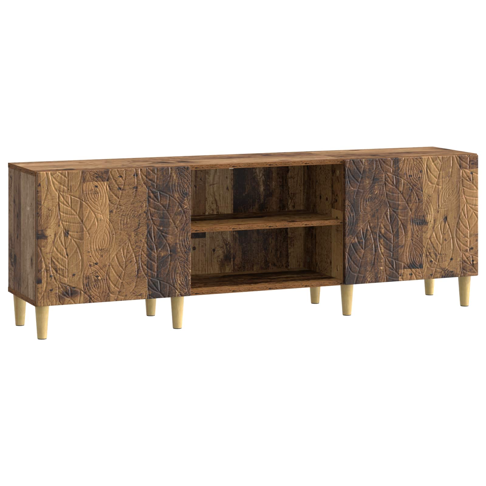 Meuble TV 150 x 31 x 50 cm Bois ancien Bois d'ingénierie - XIOS