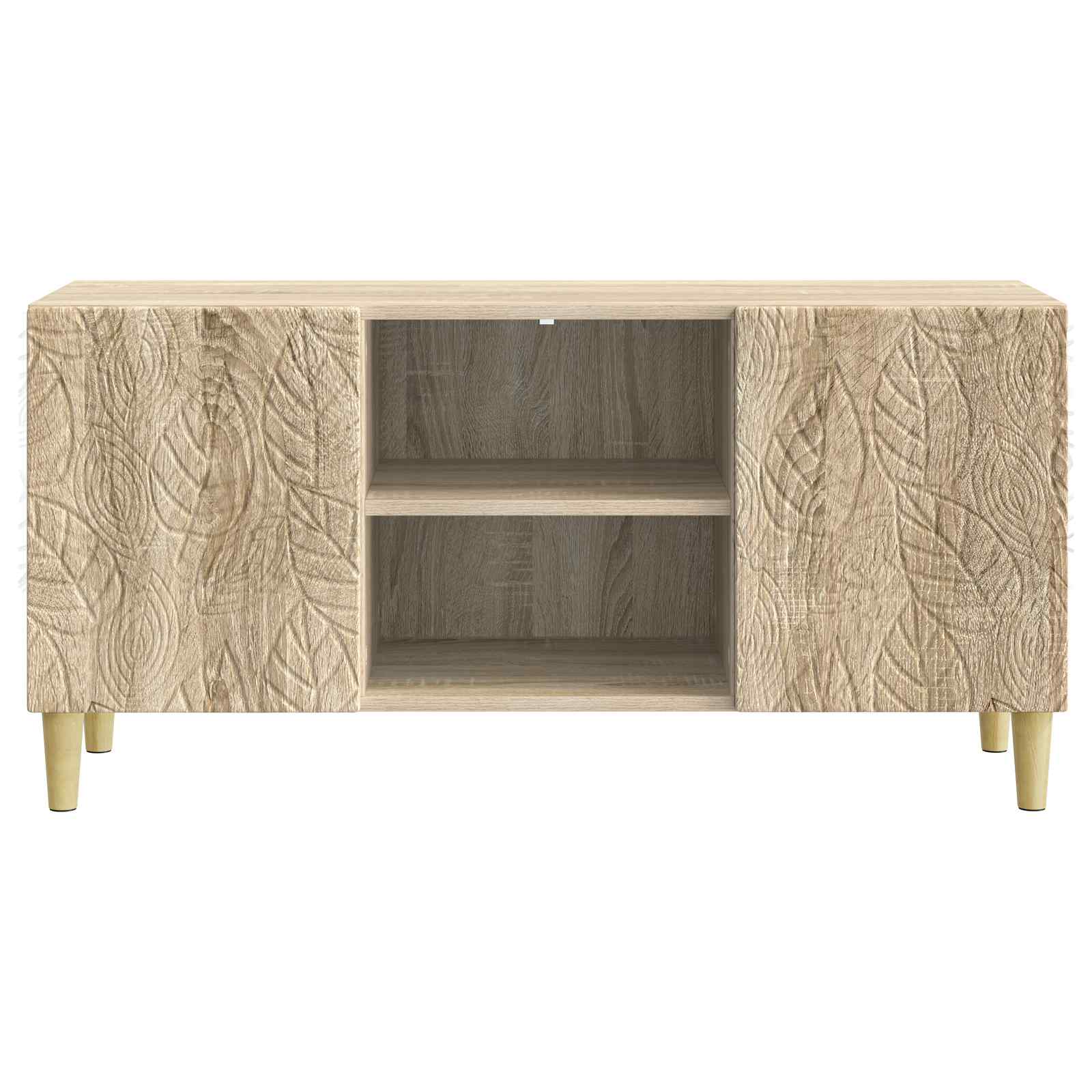 Meuble TV 102 x 34,5 x 50 cm Chêne Sonoma Bois d'ingénierie - XIOS