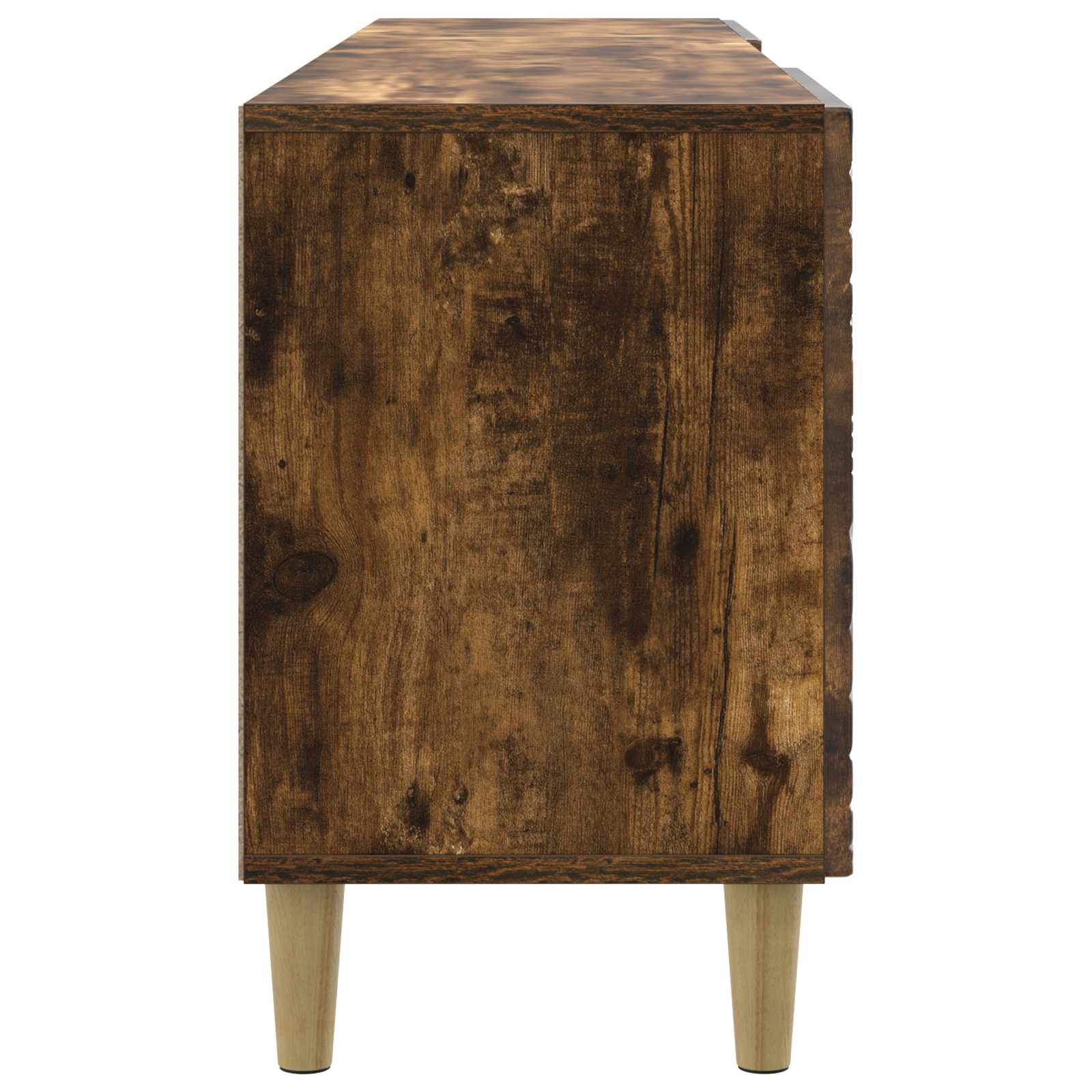 Meuble TV 102 x 34,5 x 50 cm Chêne fumé Bois d'ingénierie - XIOS