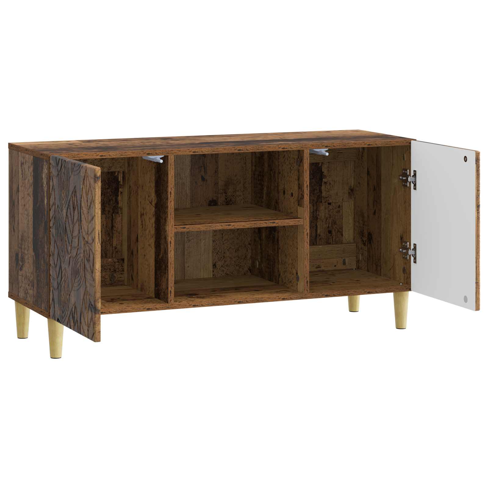 Meuble TV 102 x 34,5 x 50 cm Bois ancien Bois d'ingénierie