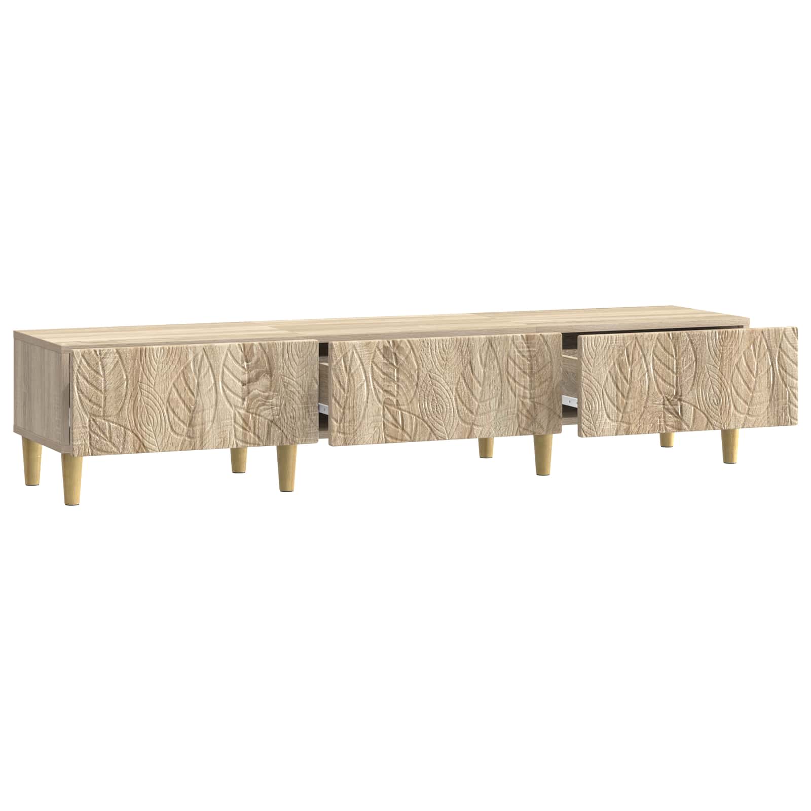Meuble TV 147 x 34,5 x 30 cm Chêne Sonoma Bois d'ingénierie