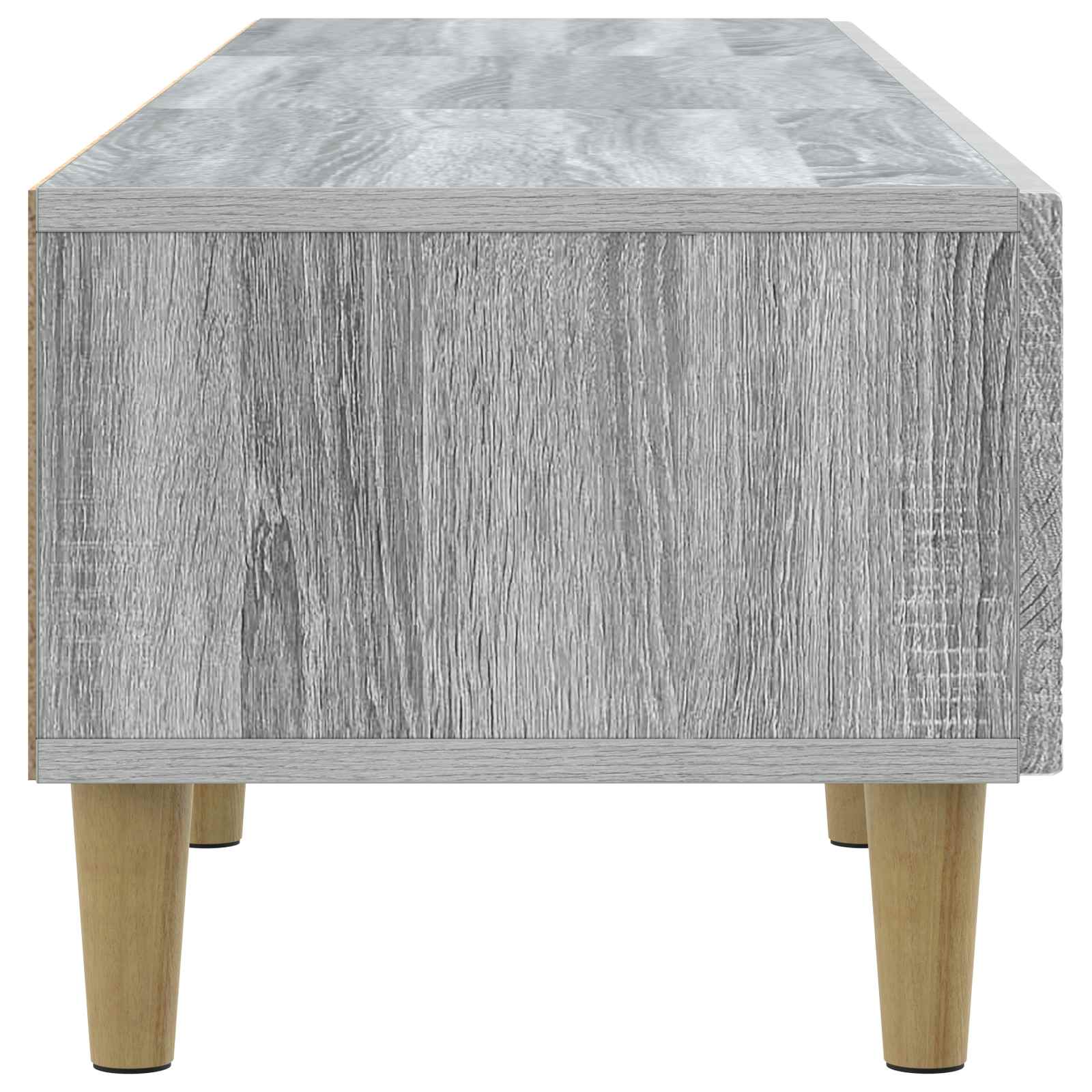 Meuble TV 147 x 34,5 x 30 cm Sonoma gris Bois d'ingénierie - XIOS