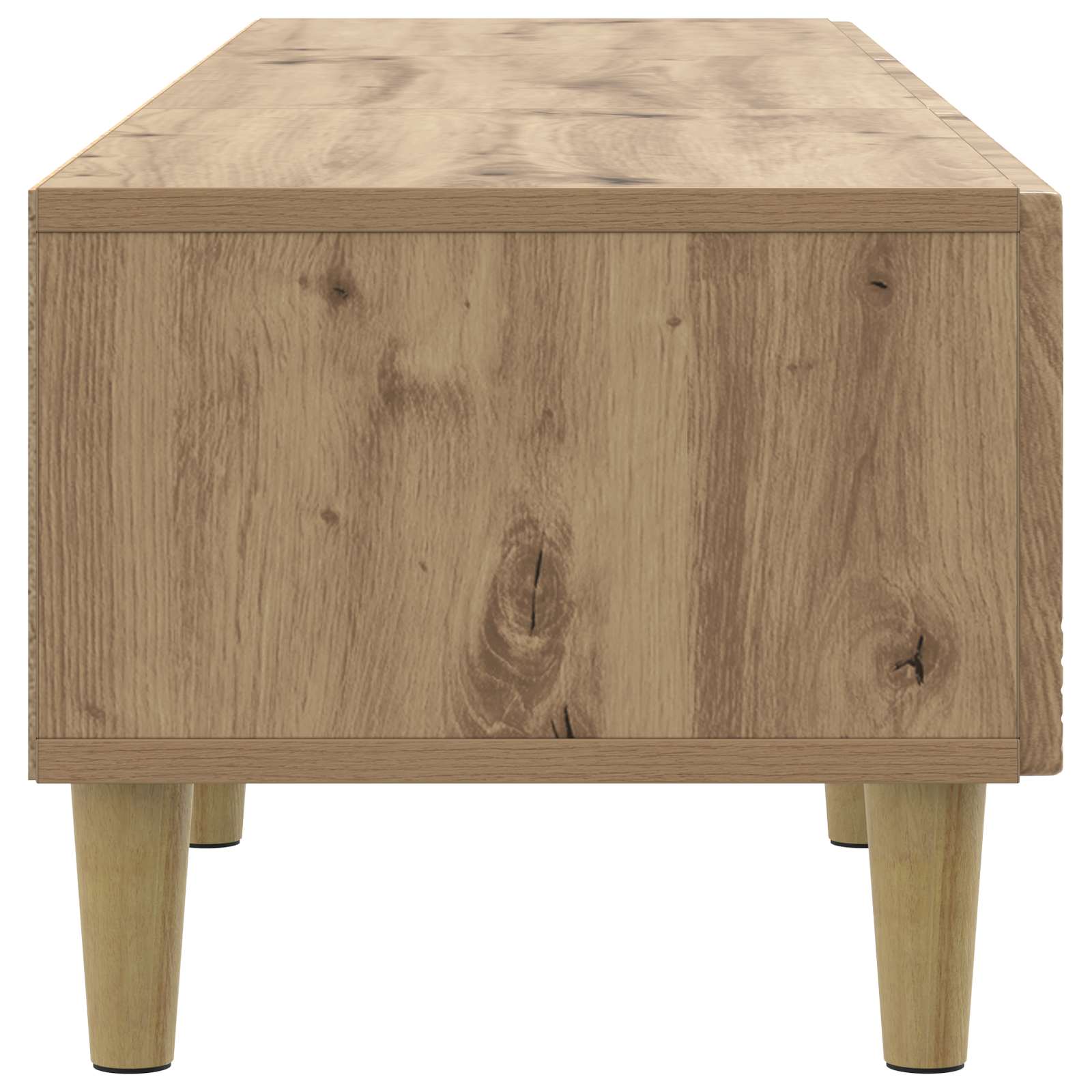 Meuble TV 147 x 34,5 x 30 cm Chêne artisanal Bois d'ingénierie - XIOS