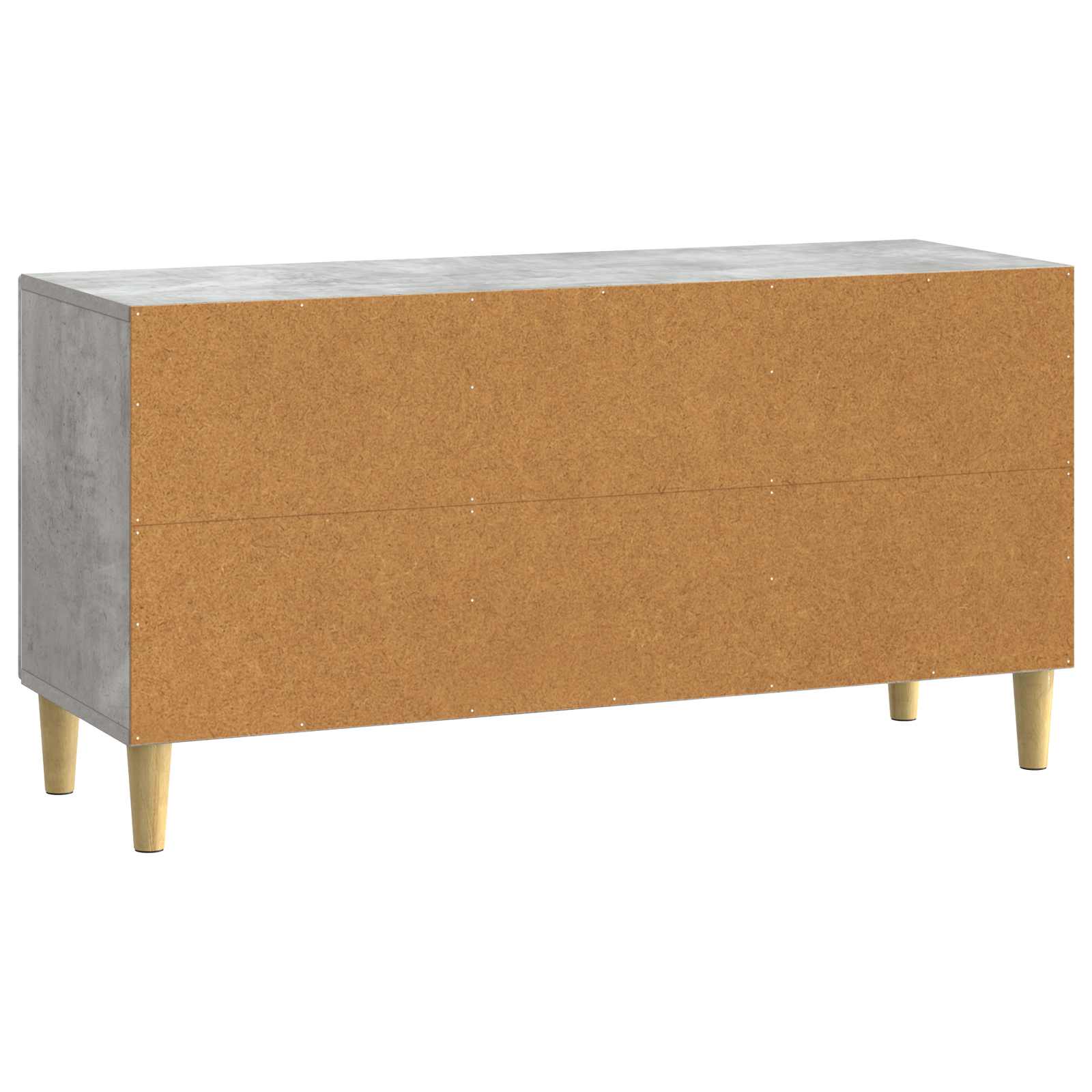 Meuble TV 99 x 34,5 x 50 cm Gris béton Bois d'ingénierie - XIOS