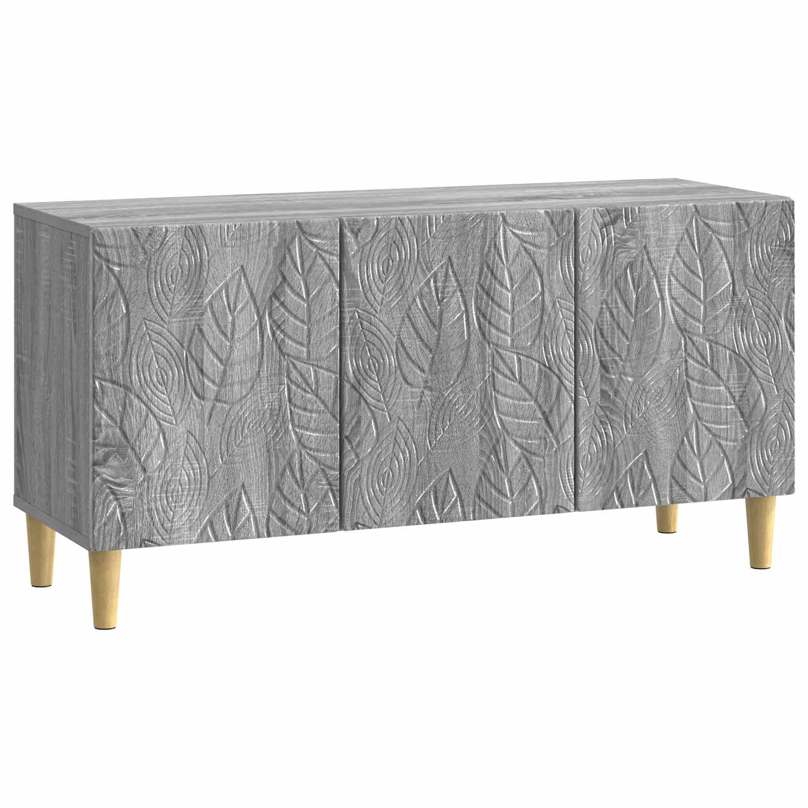 Meuble TV 99 x 34,5 x 50 cm Sonoma gris Bois d'ingénierie - XIOS