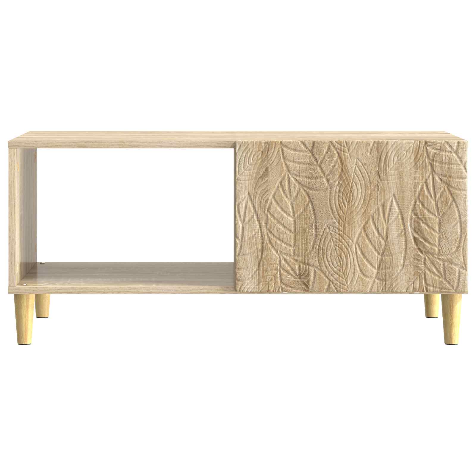 Table basse Chêne Sonoma 90 x 50 x 40 cm Bois d'ingénierie - XIOS