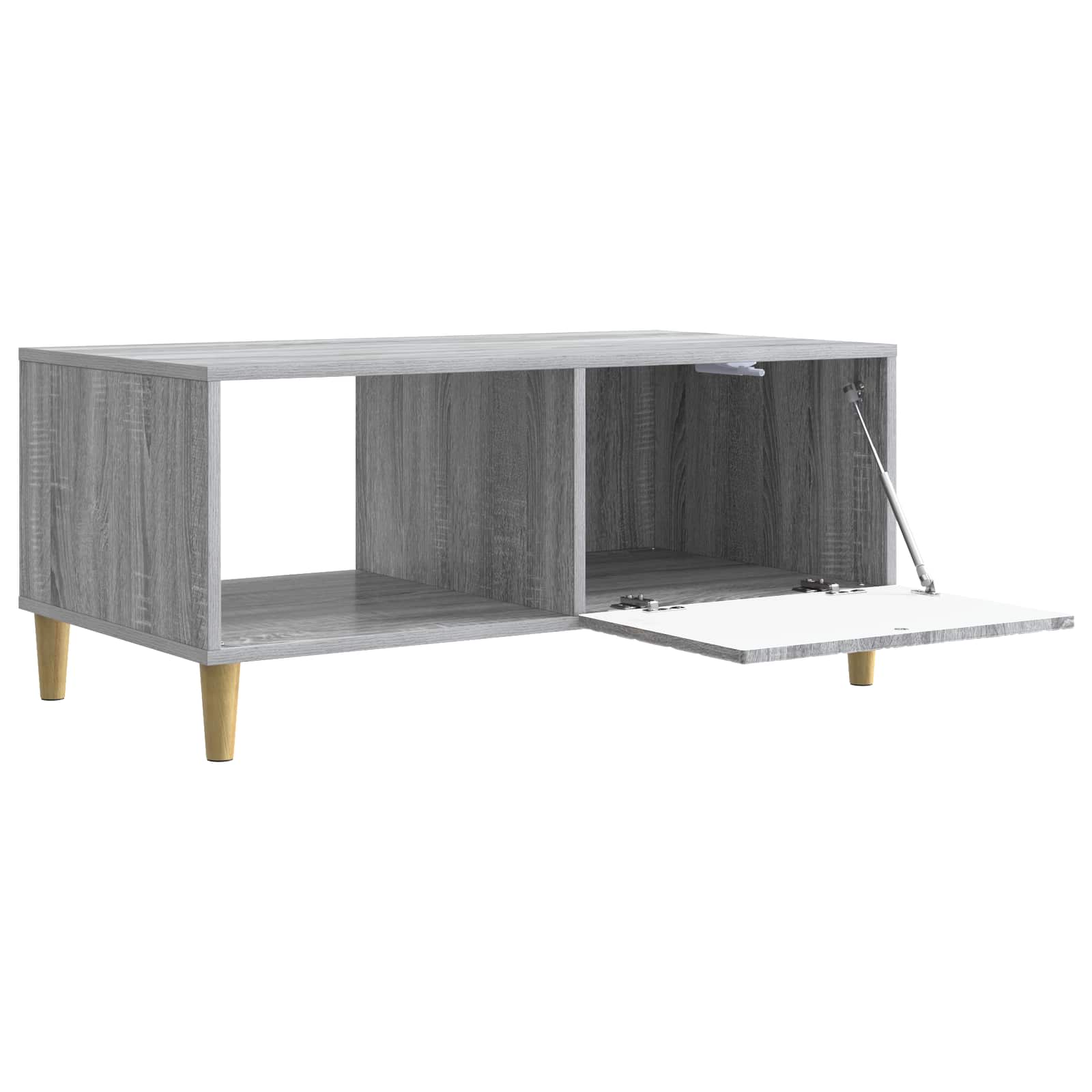 Table basse Sonoma gris 90 x 50 x 40 cm Bois d'ingénierie - XIOS