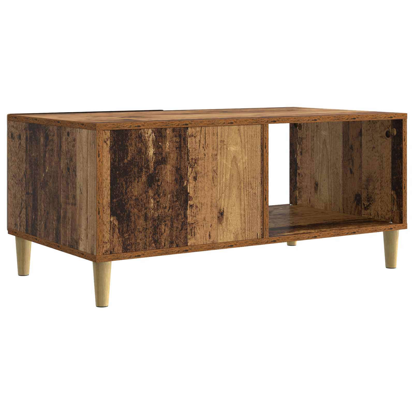 Table basse Bois ancien 90 x 50 x 40 cm Bois d'ingénierie - XIOS