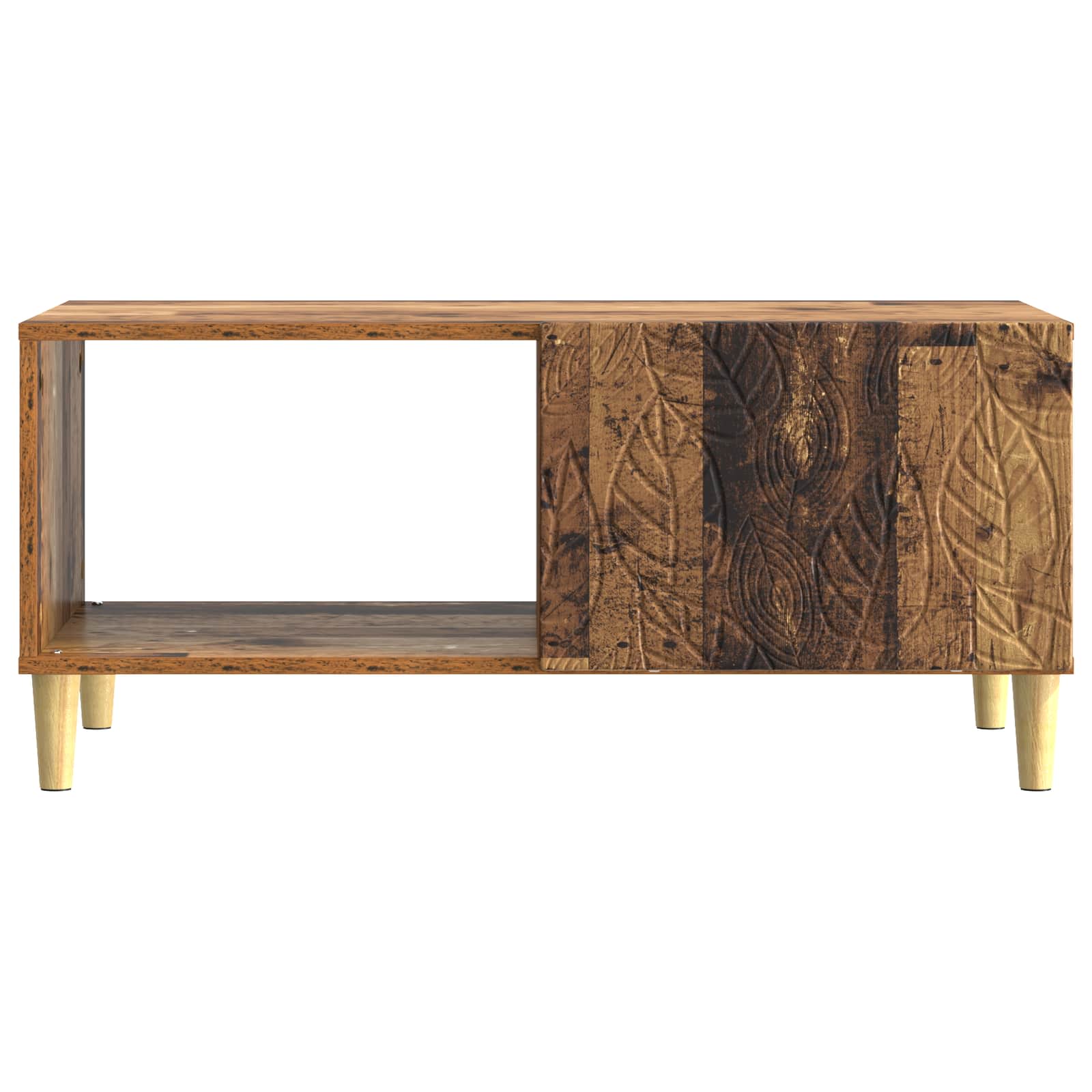 Table basse Bois ancien 90 x 50 x 40 cm Bois d'ingénierie - XIOS