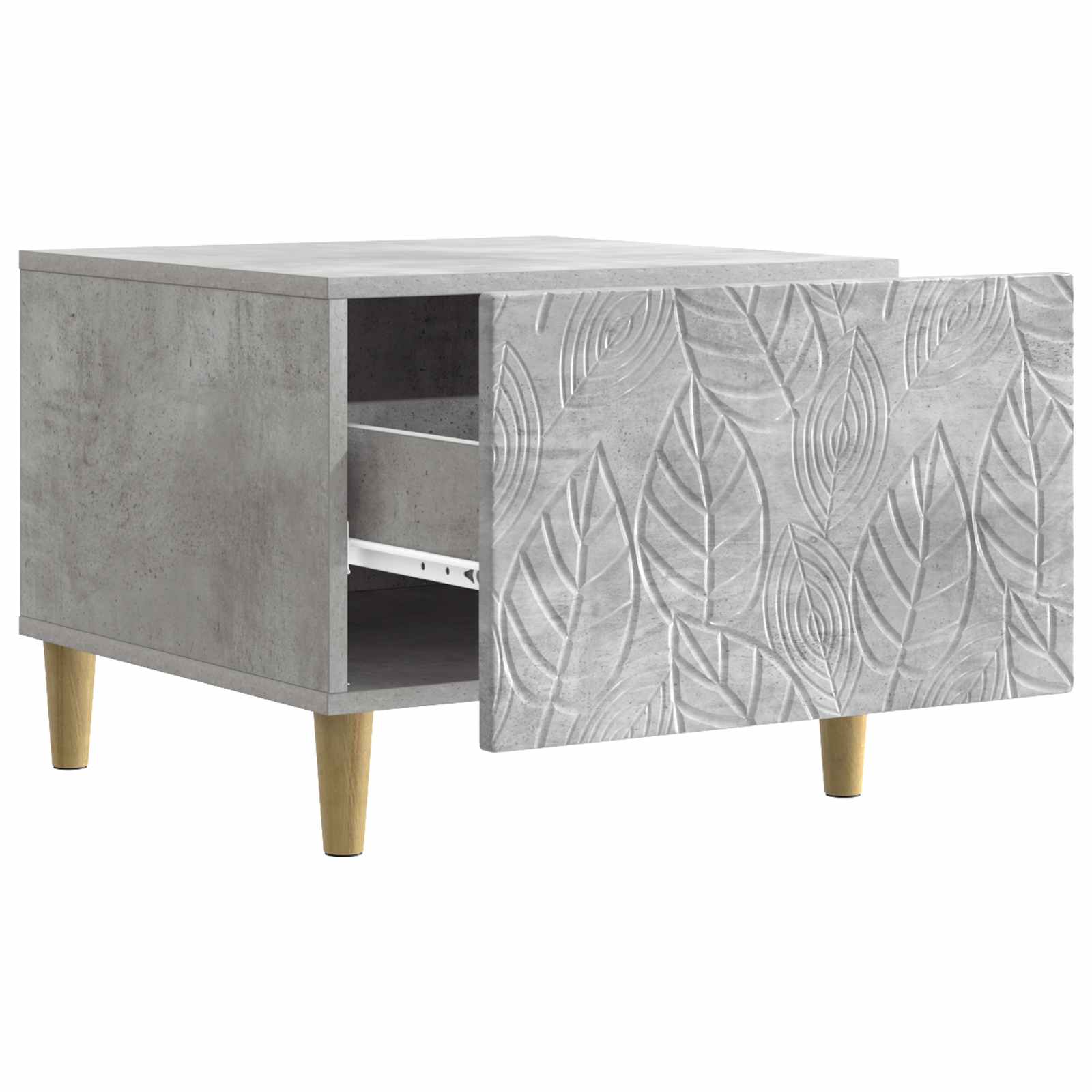 Table basse Gris béton 50 x 49 x 40 cm Bois d'ingénierie - XIOS