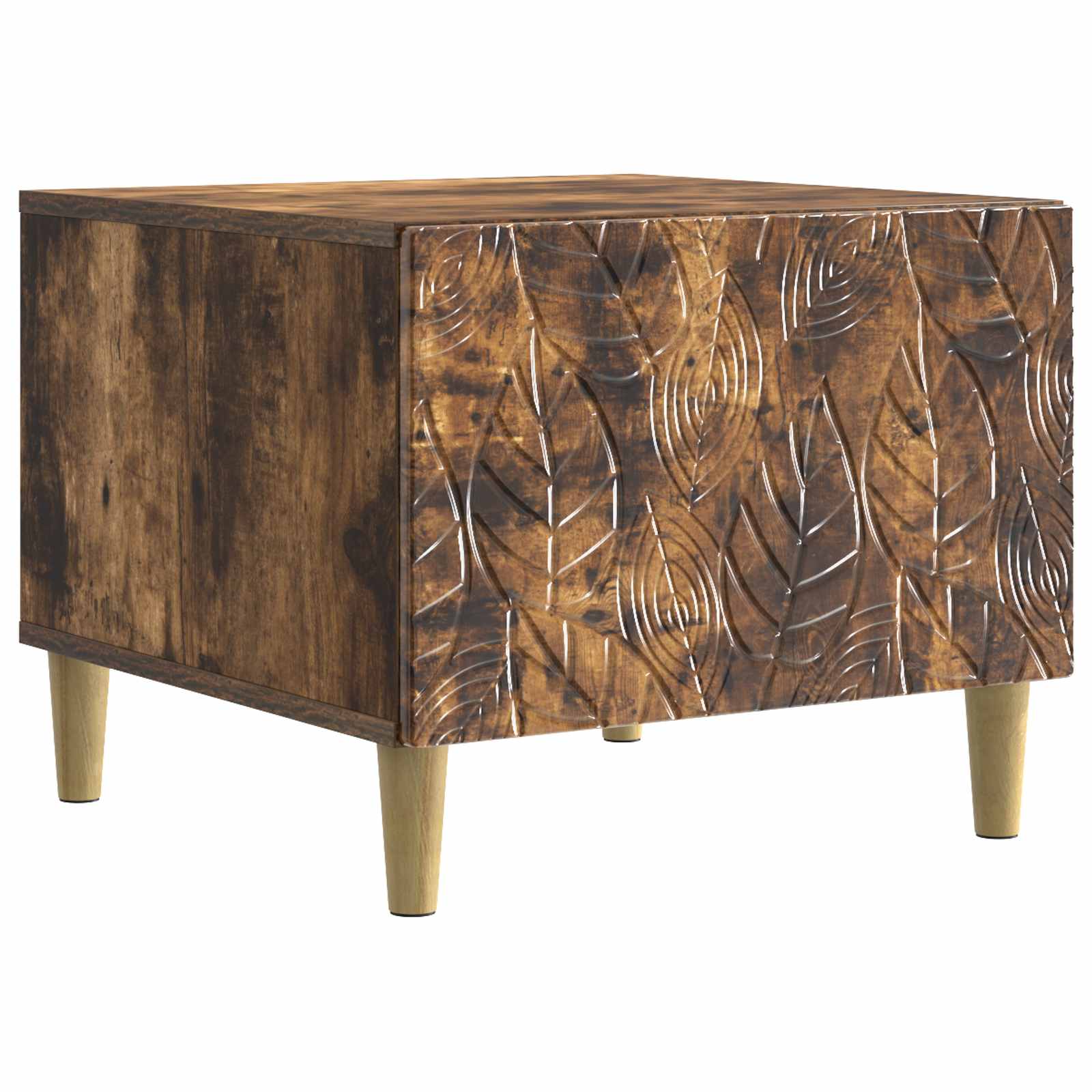 Table basse Chêne fumé 50 x 49 x 40 cm Bois d'ingénierie - XIOS