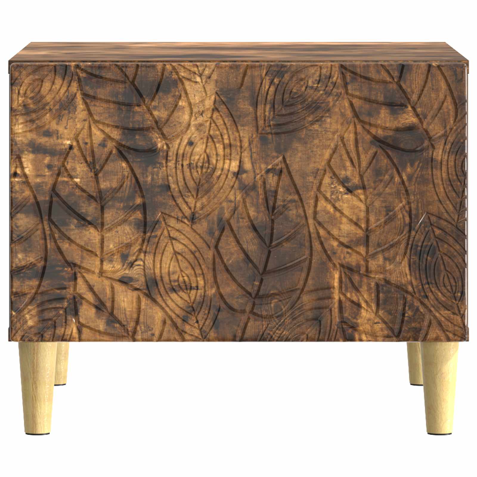 Table basse Chêne fumé 50 x 49 x 40 cm Bois d'ingénierie - XIOS