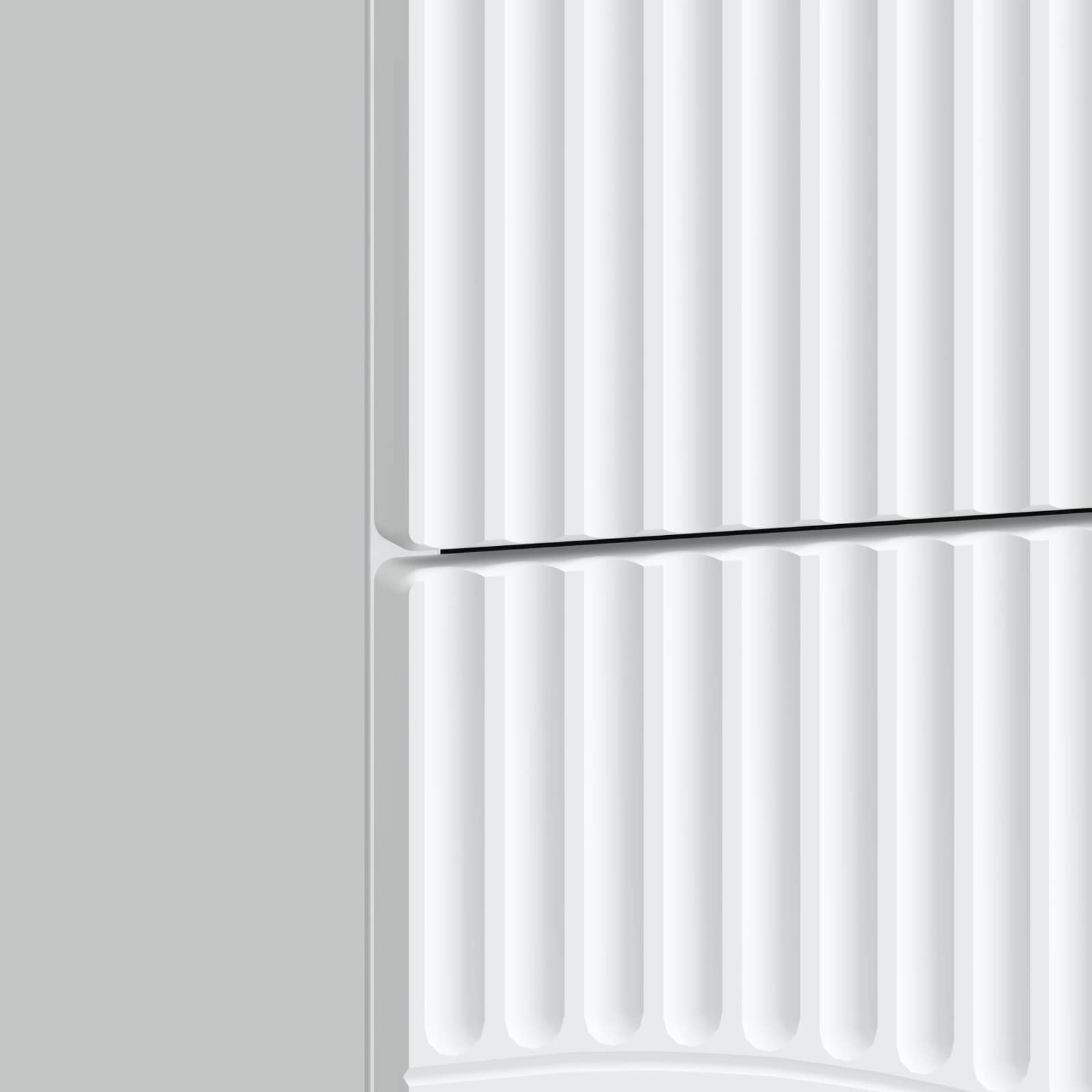 Cabinet de chevet avec tiroir 2 pcs Blanc 43 x 34,5 x 44,5 cm - XIOS