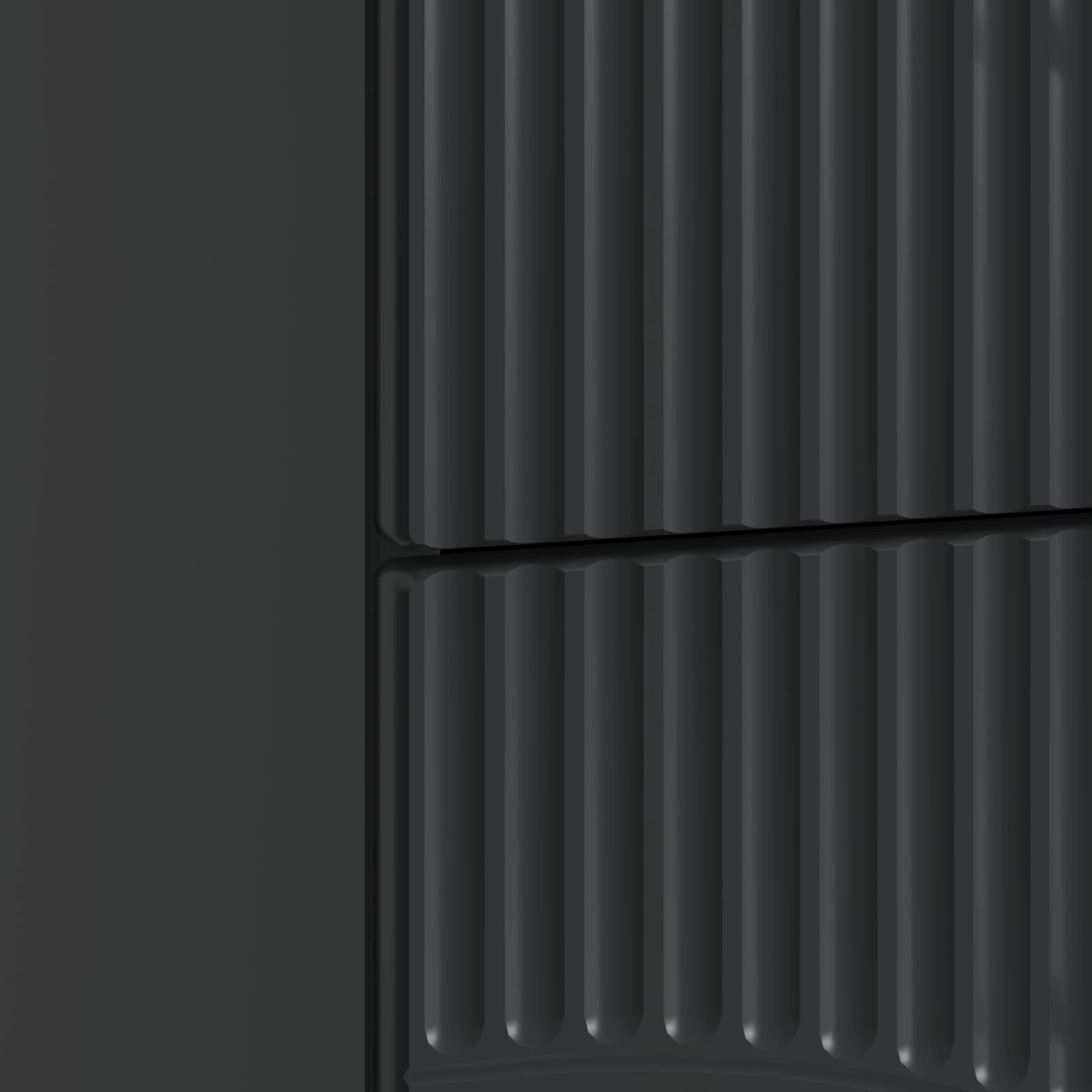 Cabinet de chevet Noir 43 x 34,5 x 44,5 cm Bois d'ingénierie - XIOS
