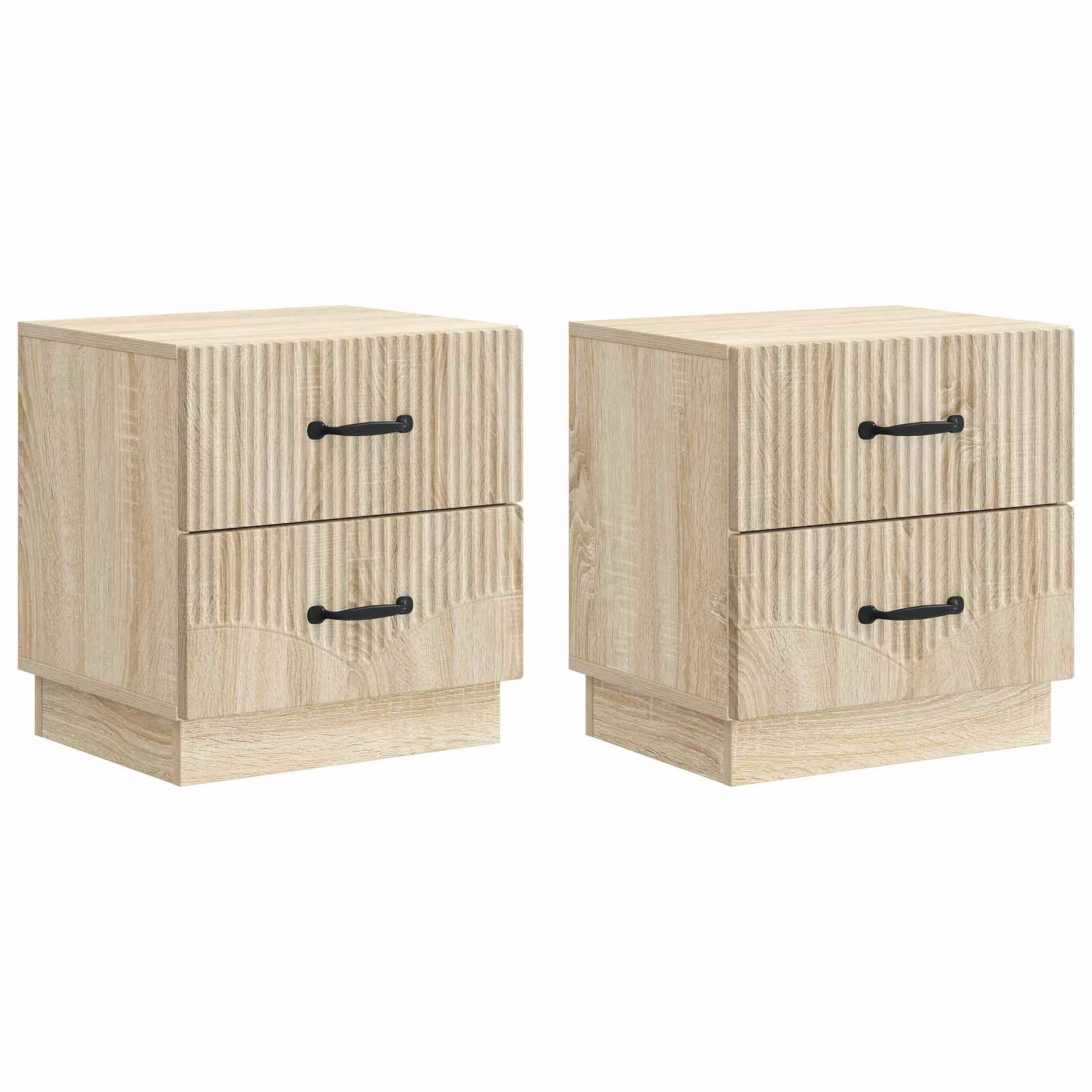 Cabinet de chevet 2 pcs Chêne Sonoma 43 x 34,5 x 44,5 cm - XIOS
