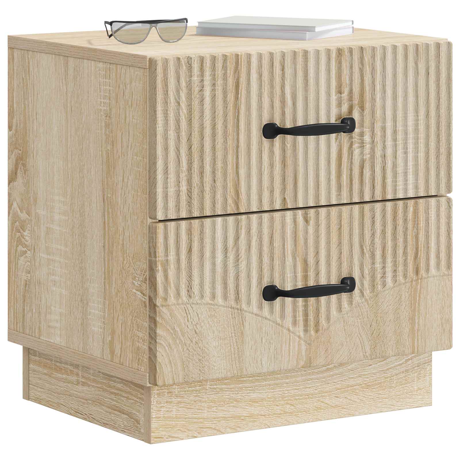 Cabinet de chevet 2 pcs Chêne Sonoma 43 x 34,5 x 44,5 cm - XIOS