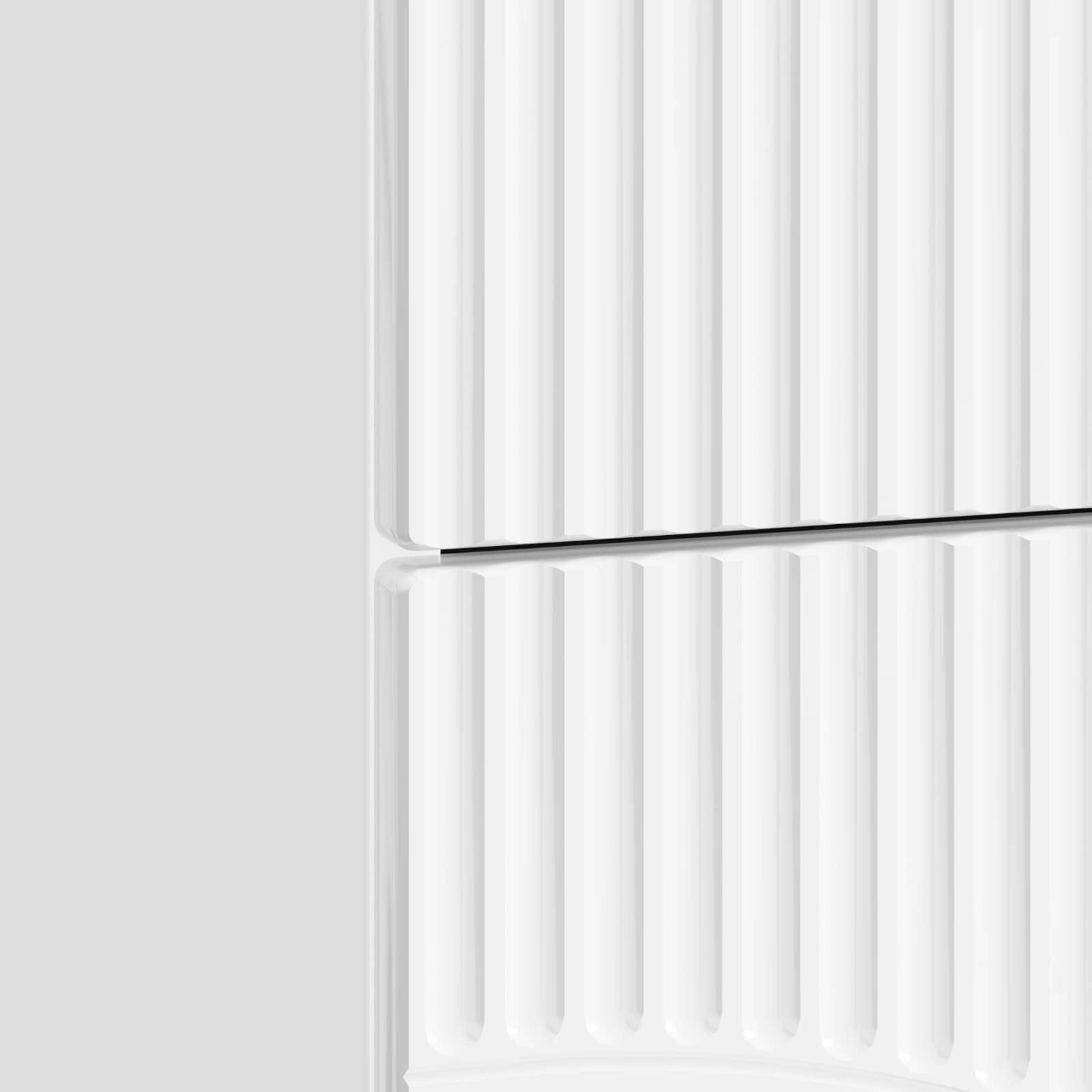 Cabinet de chevet 2 pcs Blanc brillant 43 x 34,5 x 44,5 cm - XIOS