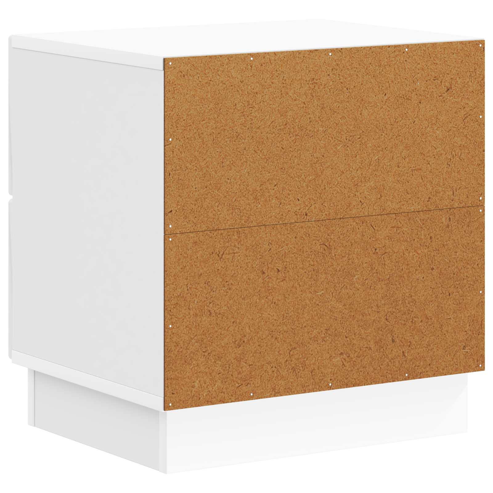 Cabinet de chevet 2 pcs Blanc brillant 43 x 34,5 x 44,5 cm - XIOS