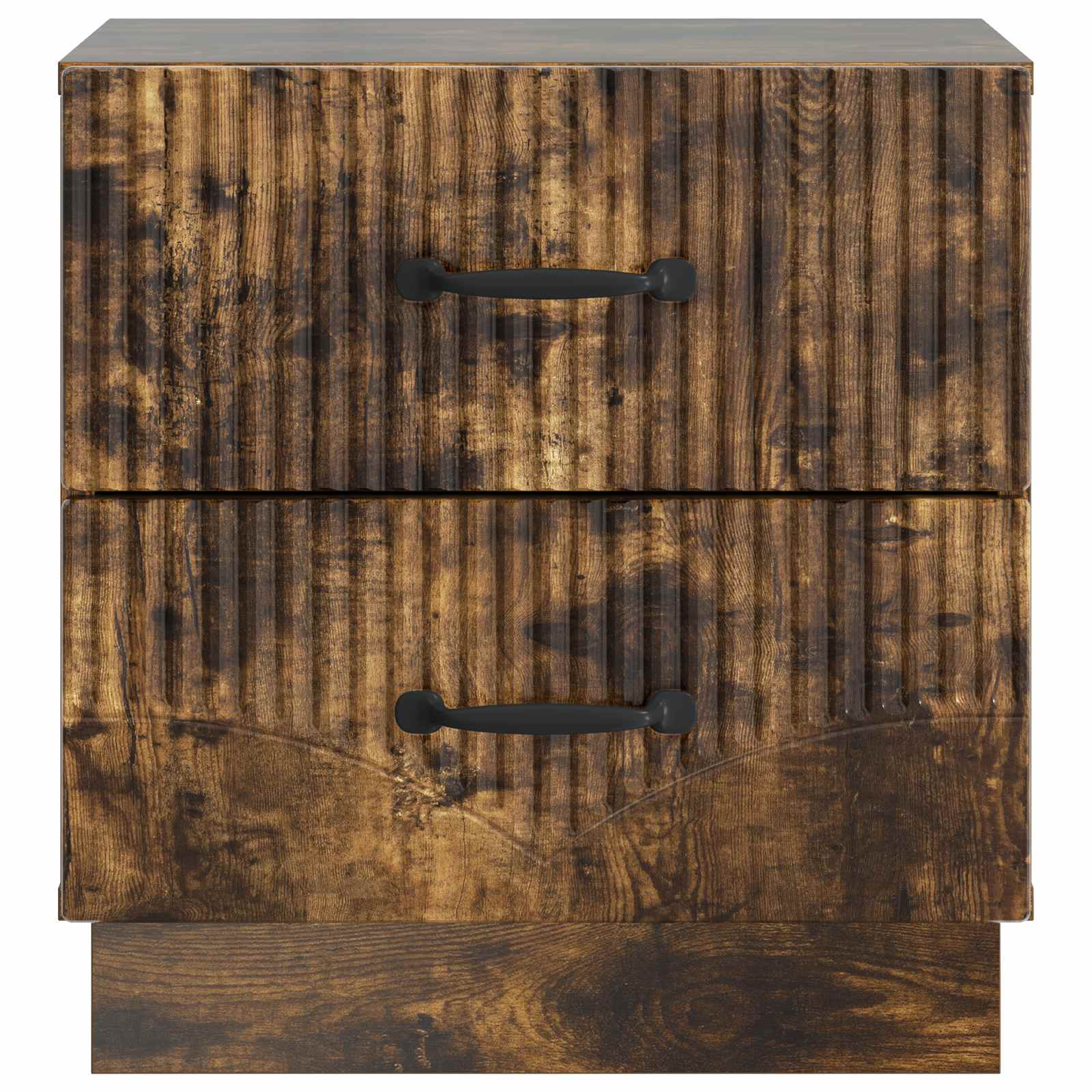 Cabinet de chevet avec tiroir Chêne fumé 43 x 34,5 x 44,5 cm - XIOS