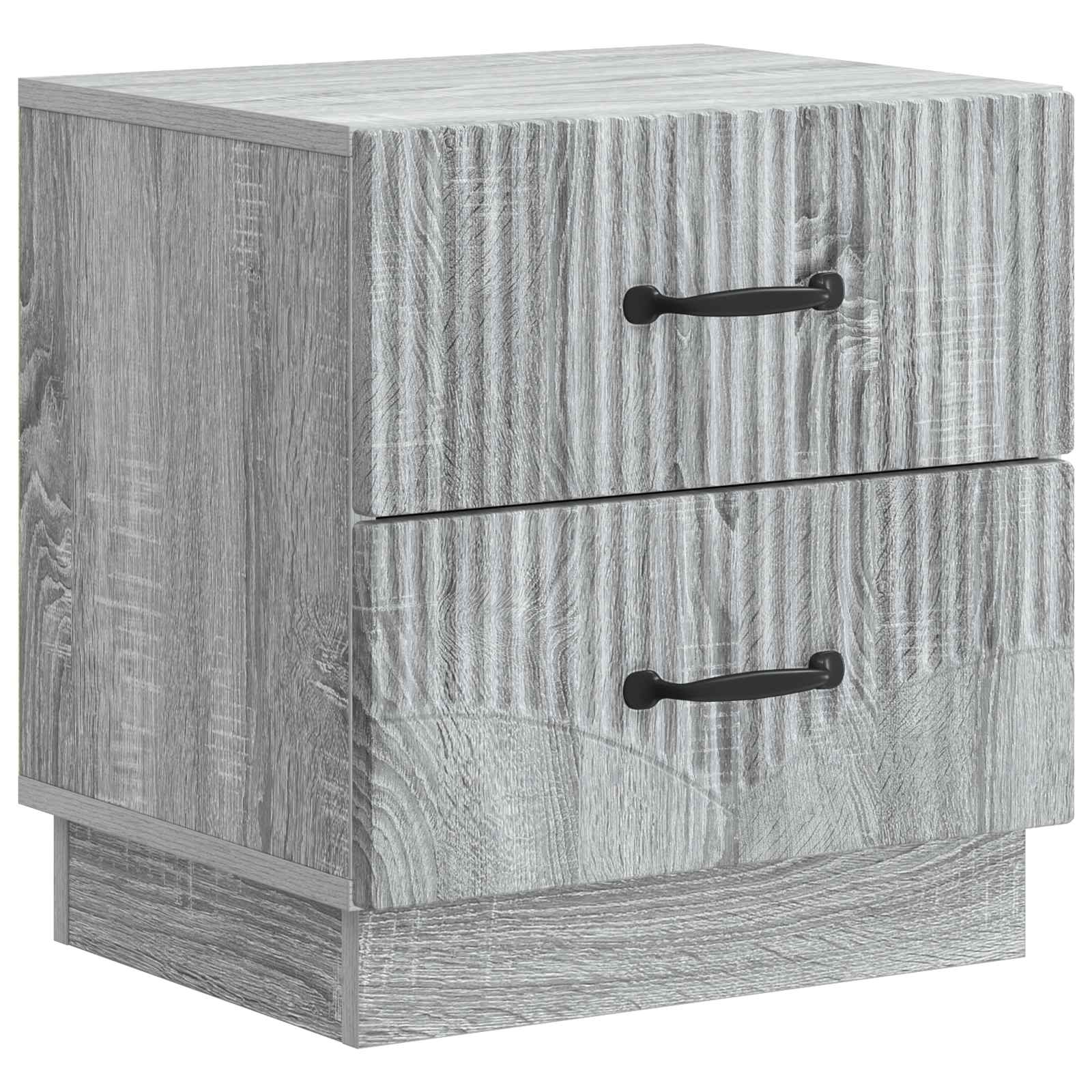 Cabinet de chevet avec tiroir Sonoma gris 43 x 34,5 x 44,5 cm - XIOS