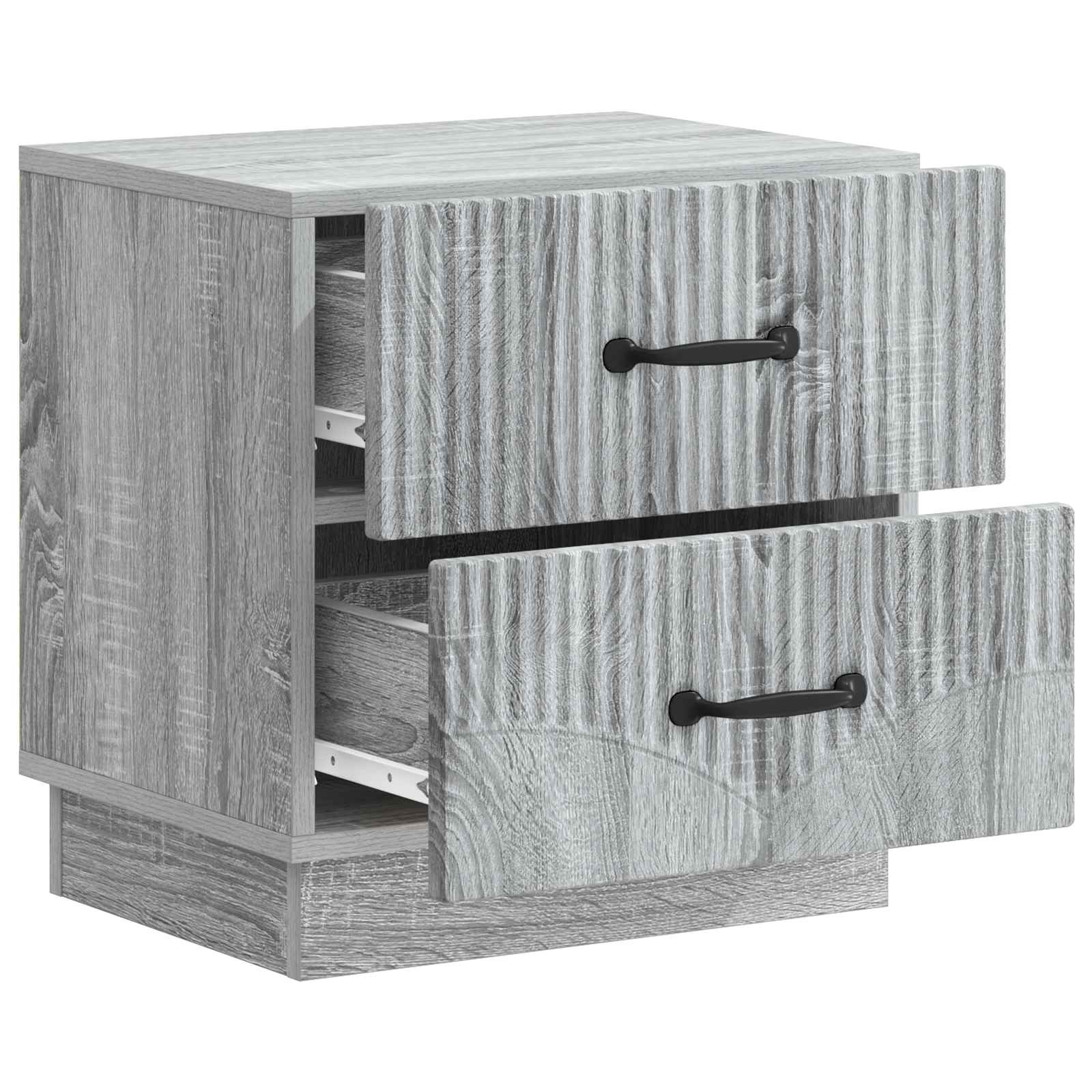 Cabinet de chevet avec tiroir Sonoma gris 43 x 34,5 x 44,5 cm - XIOS
