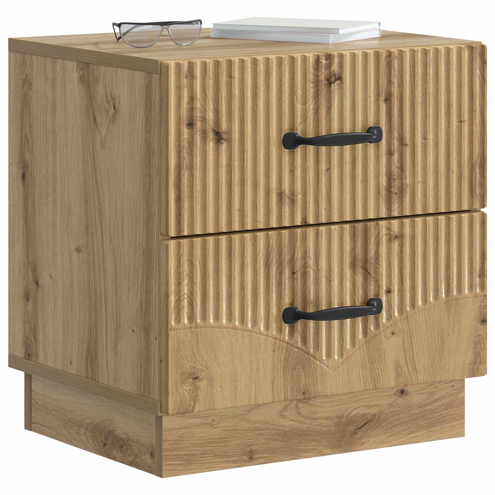 Cabinet de chevet 2 pcs Chêne artisanal 43 x 34,5 x 44,5 cm - XIOS