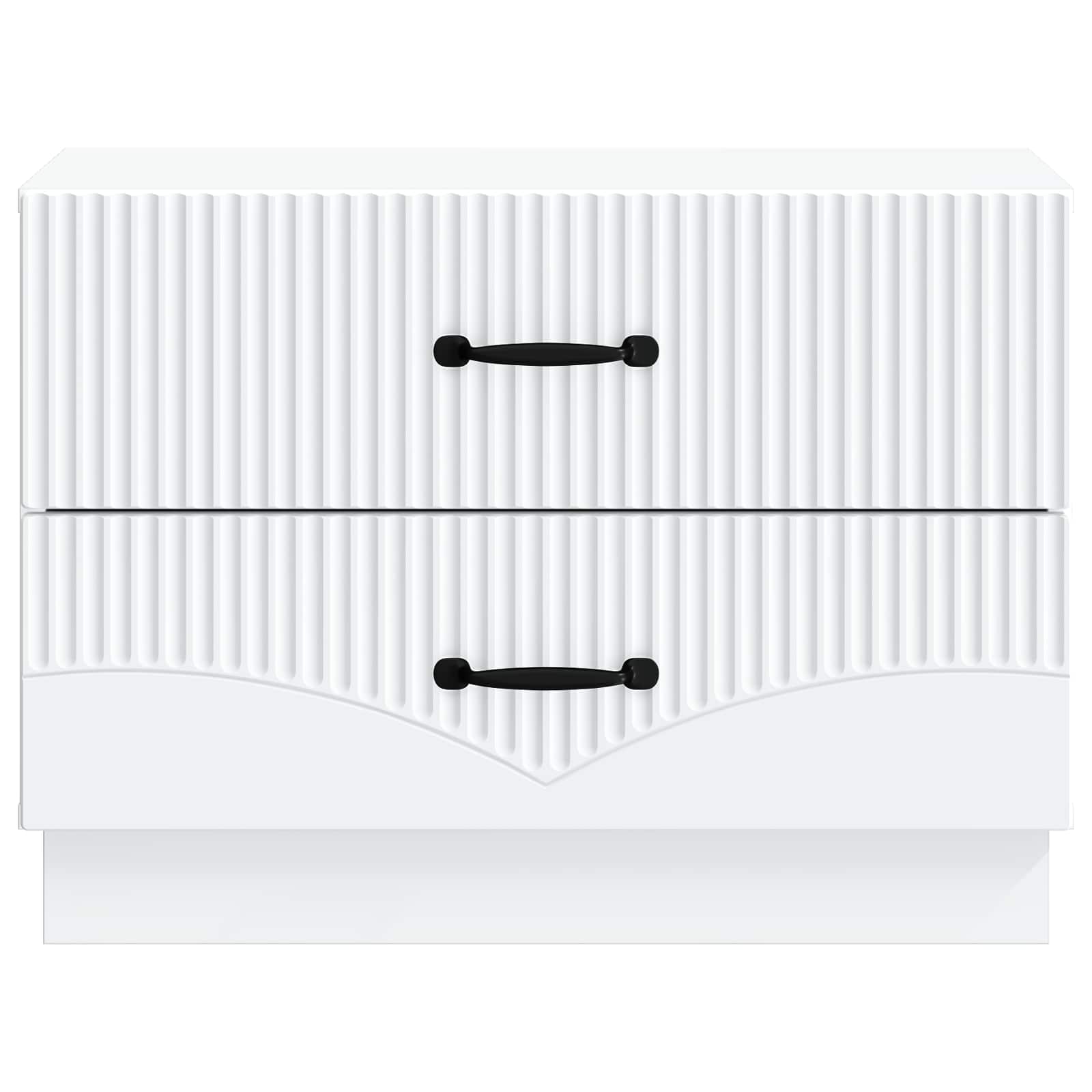 Cabinet de chevet Blanc 62 x 34,5 x 44,5 cm Bois d'ingénierie - XIOS