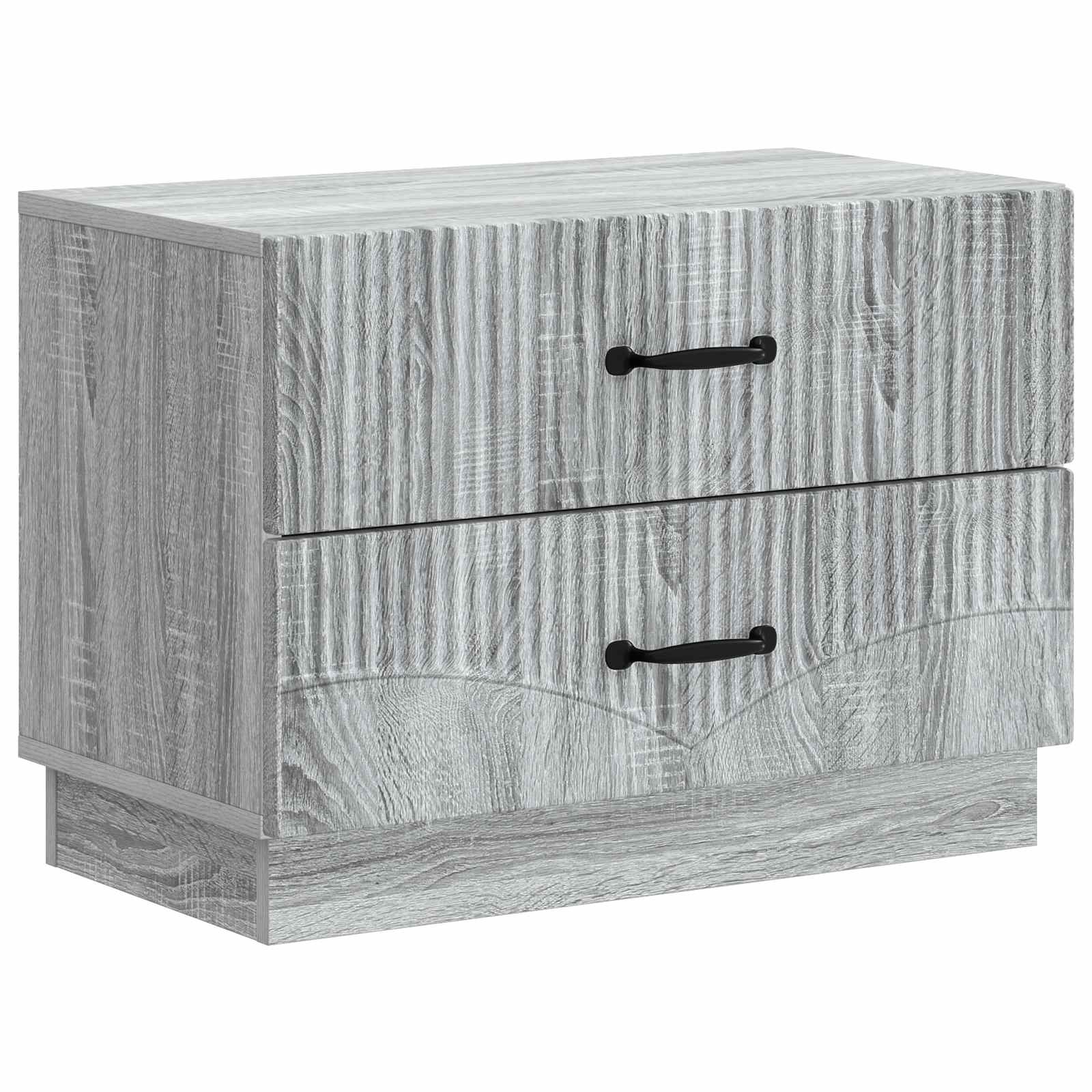 Cabinet de chevet avec tiroir Sonoma gris 62 x 34,5 x 44,5 cm - XIOS