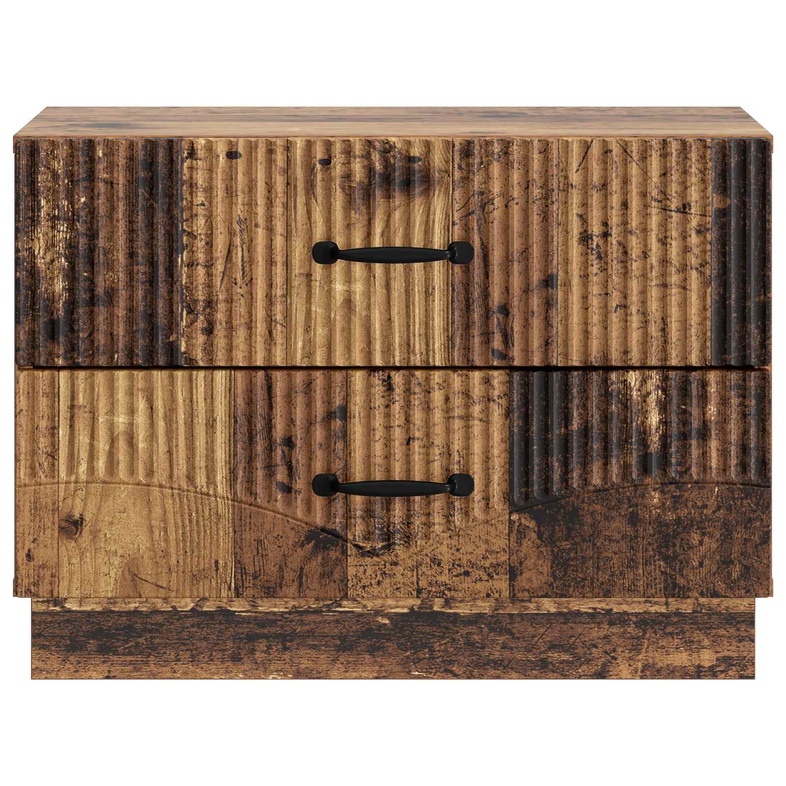 Cabinet de chevet avec tiroir Bois ancien 62 x 34,5 x 44,5 cm - XIOS