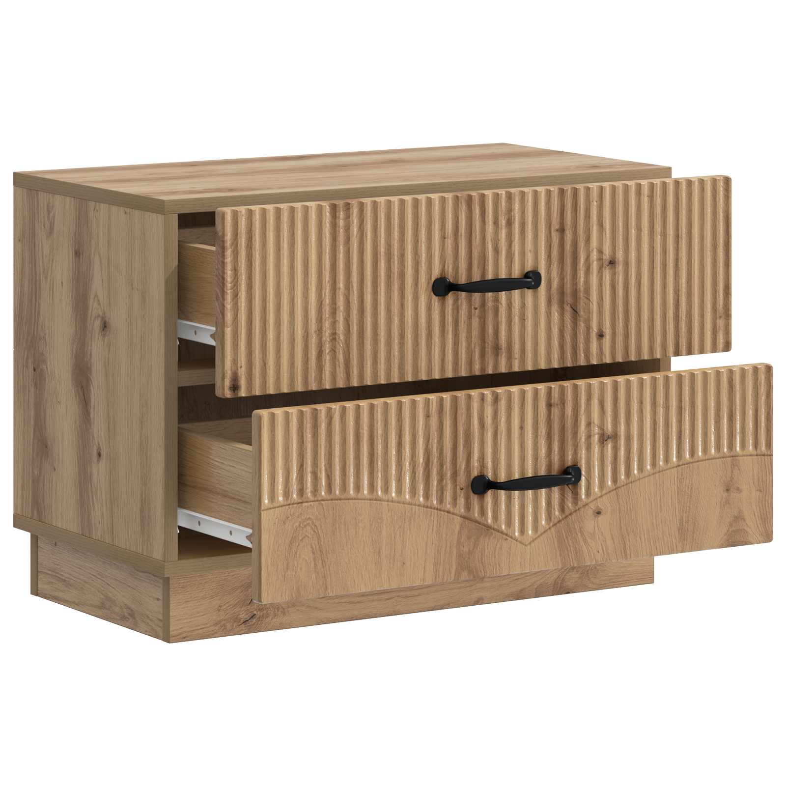 Cabinet de chevet Chêne artisanal 62 x 34,5 x 44,5 cm - XIOS
