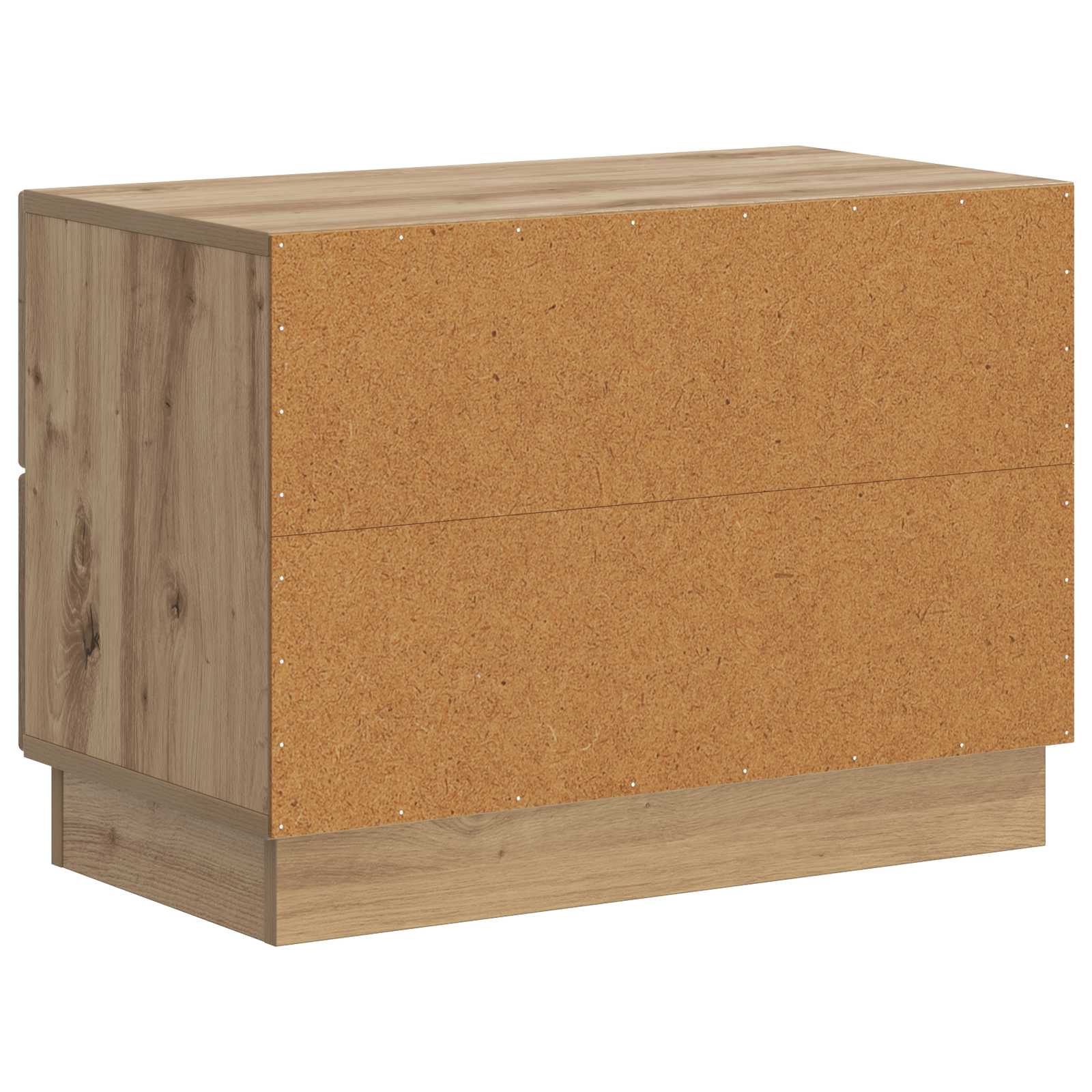Cabinet de chevet Chêne artisanal 62 x 34,5 x 44,5 cm - XIOS