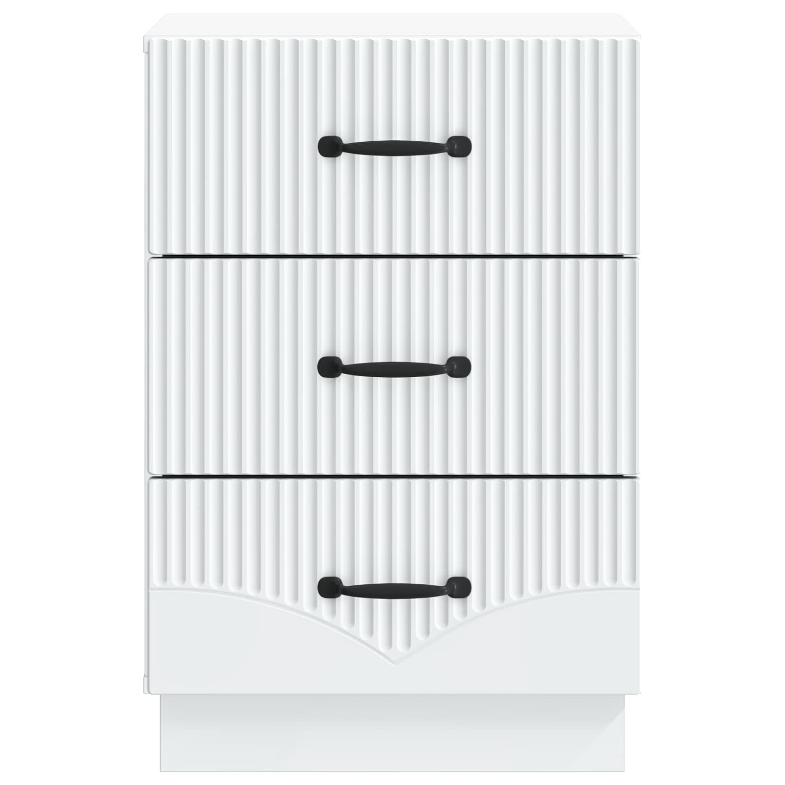 Cabinet de chevet Blanc 43 x 41 x 63,5 cm Bois d'ingénierie - XIOS