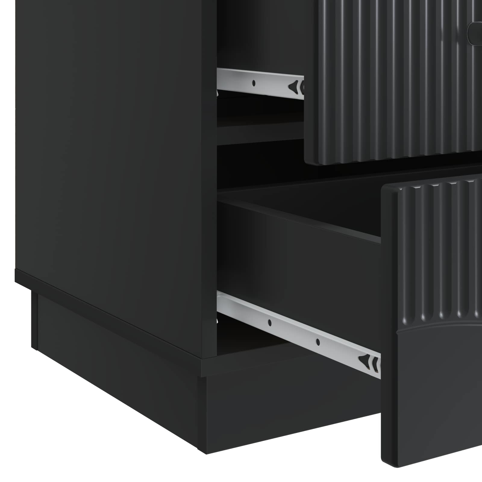 Cabinet de chevet Noir 43 x 41 x 63,5 cm Bois d'ingénierie - XIOS